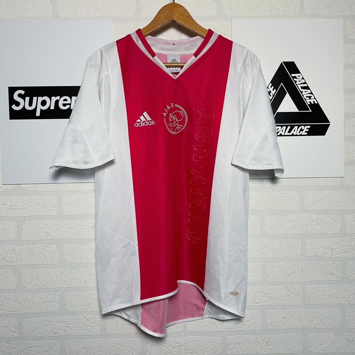 Adidas × Vintage Adidas Ajax Amsterdam 2003-04 Home Soccer Kit Size US S / EU 44-46 / 1 - 1 Thumbnail