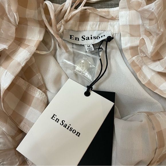 Other NWT En Saison Pink Value Gingham Mini Babydoll Dress Size M Size M / US 6-8 / IT 42-44 - 6 Thumbnail