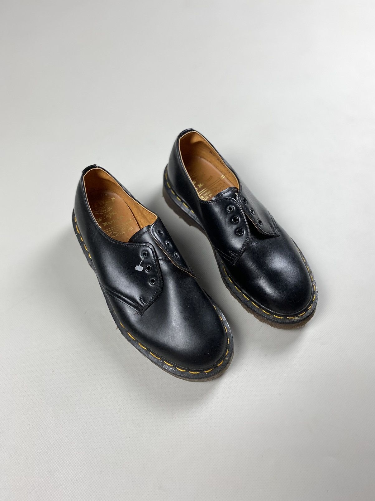 Dr. Martens Dr. Martens Vintage 1461 leather boots shoes England Size US 5.5 / IT 35.5 - 1 Thumbnail