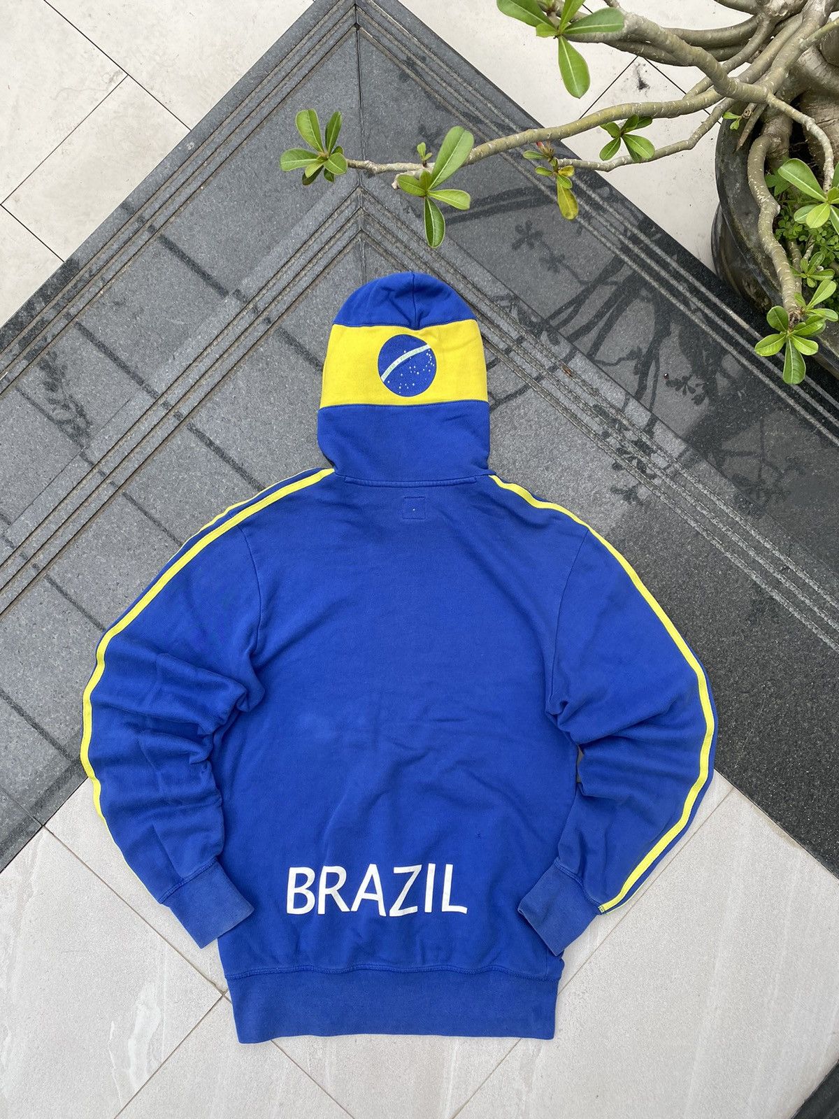 Adidas × Vintage 90S ADIDAS BRAZIL RARE MULTI LOGO RETRO THREE STRIPES Y2K Size US M / EU 48-50 / 2 - 1 Thumbnail
