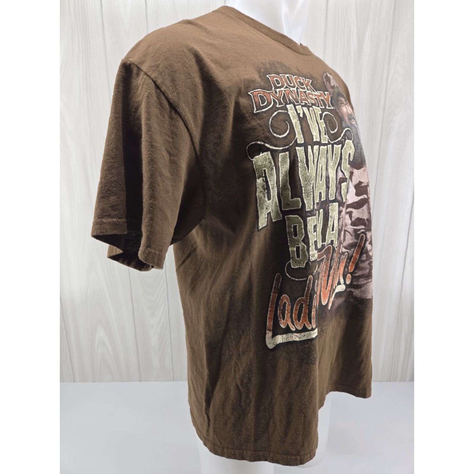 Vintage VINTAGE Duck Dynasty Shirt Mens XL Brown Uncle Si I’ve Always Been A Ladies Man Hunting Shirt Size US XL / EU 56 / 4 - 6 Thumbnail