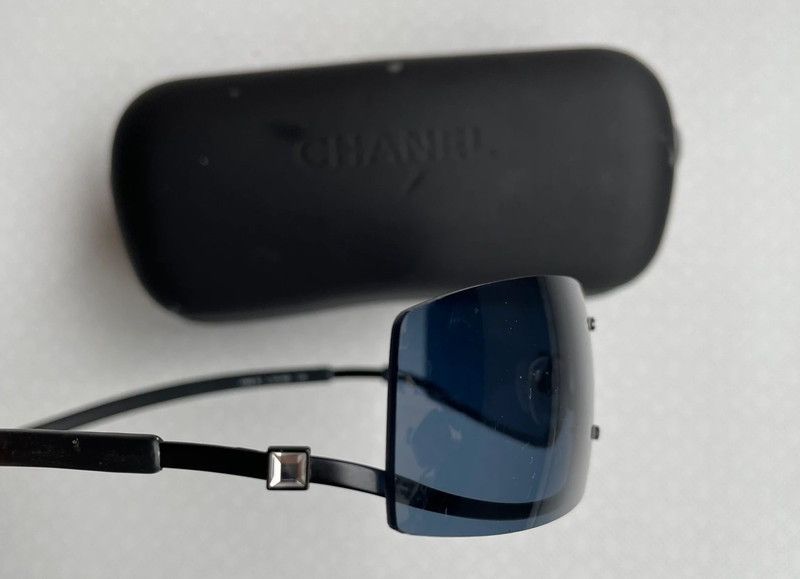 Chanel ⚡️Chanel Sunglasses 4066 B Rhinestone CC Logo Rimless 4017-D Size ONE SIZE - 5 Thumbnail