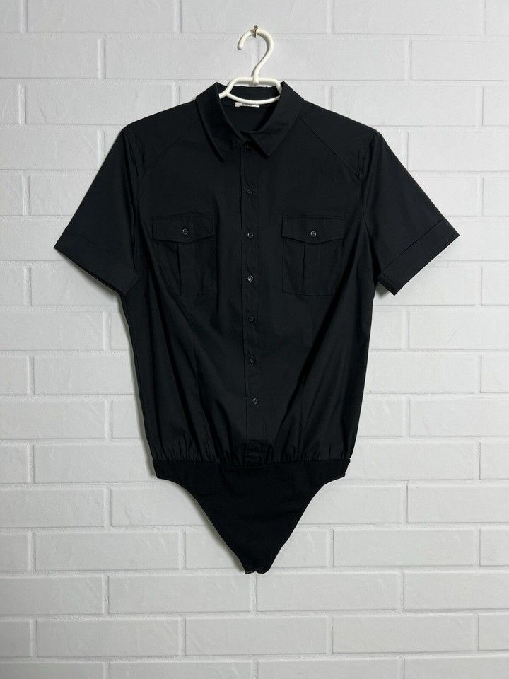 Wolford WOLFORD Bodysuit Shirt Cotton Blend Black Size 40 L Size L / US 10 / IT 46 - 1 Thumbnail