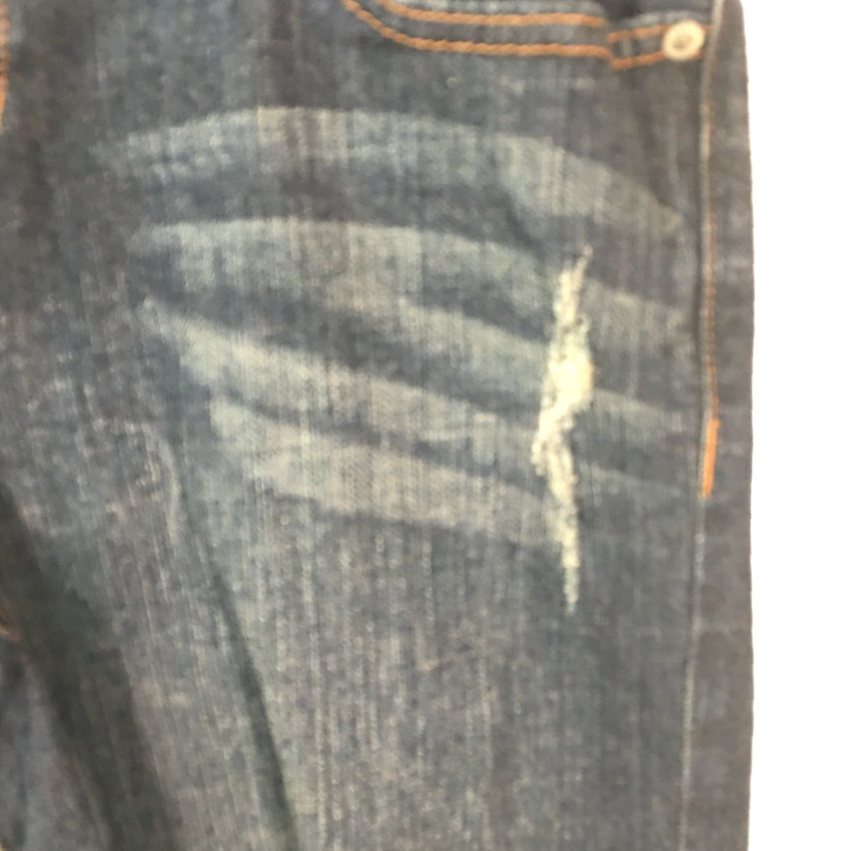 Vintage Simply Vera Vera Wang Women's Capri Jeans Size 4 Blue Denim Mid Rise Regular Fit Size 27" / US 4 / IT 40 - 3 Thumbnail