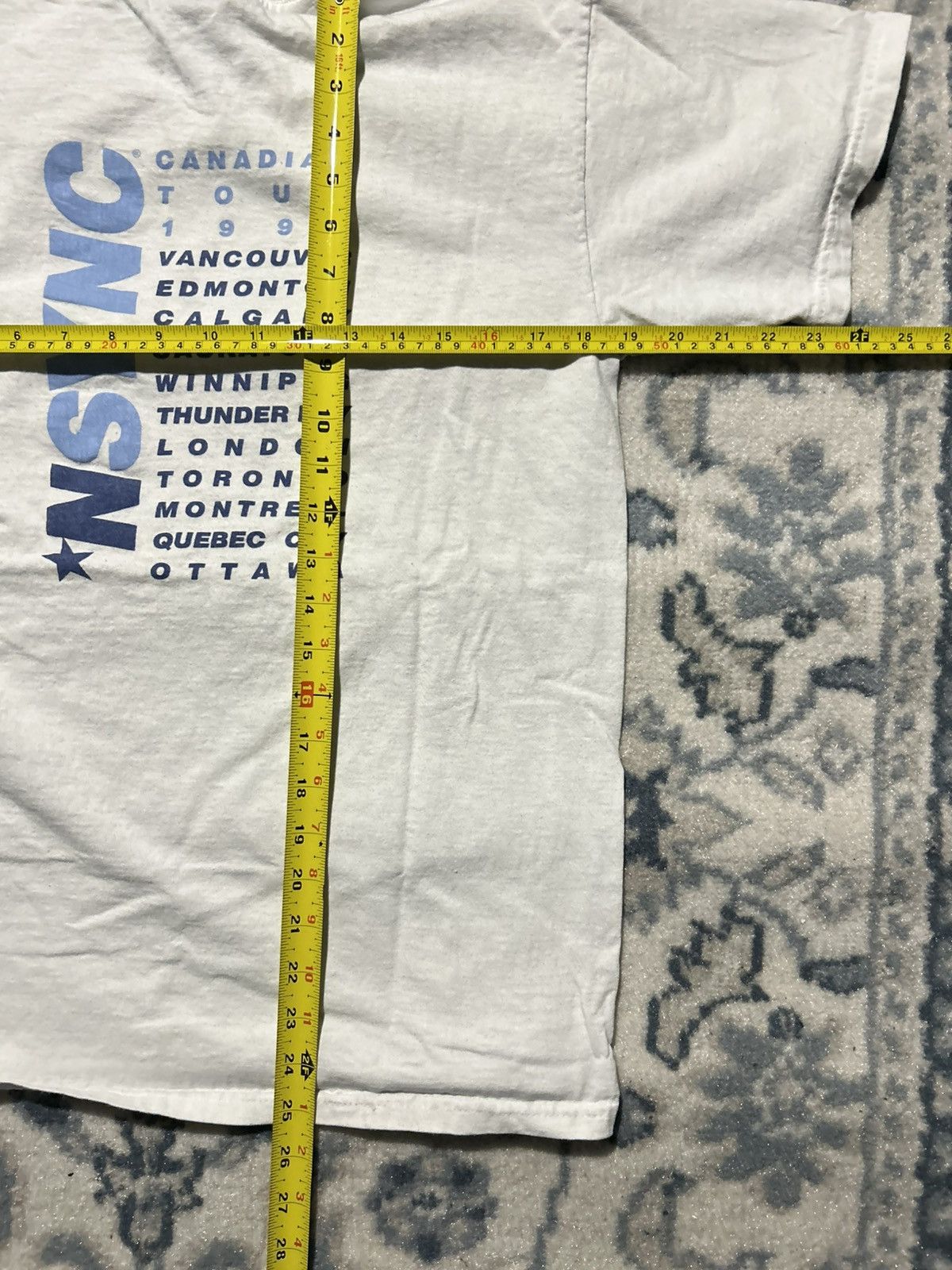 Vintage Vintage NSYNC Band 1999 Canadian Tour T-Shirt size medium Size US M / EU 48-50 / 2 - 4 Thumbnail