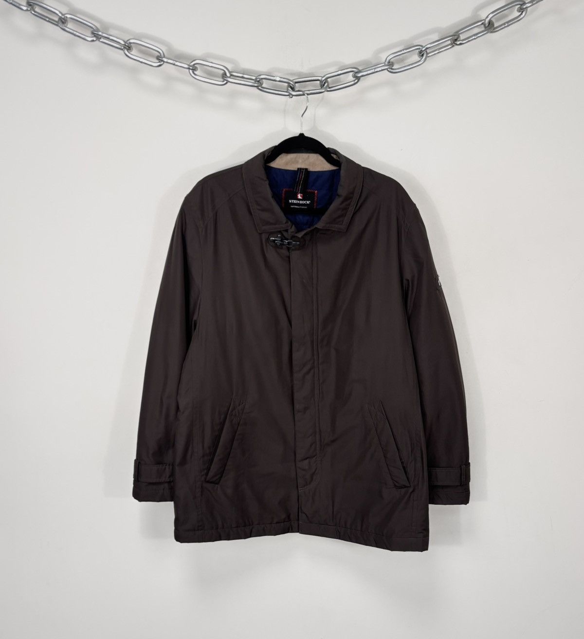 Other Steinbock Men’s Thermore Insulated Brown Short Trench Coat Size US L / EU 52-54 / 3 - 1 Thumbnail