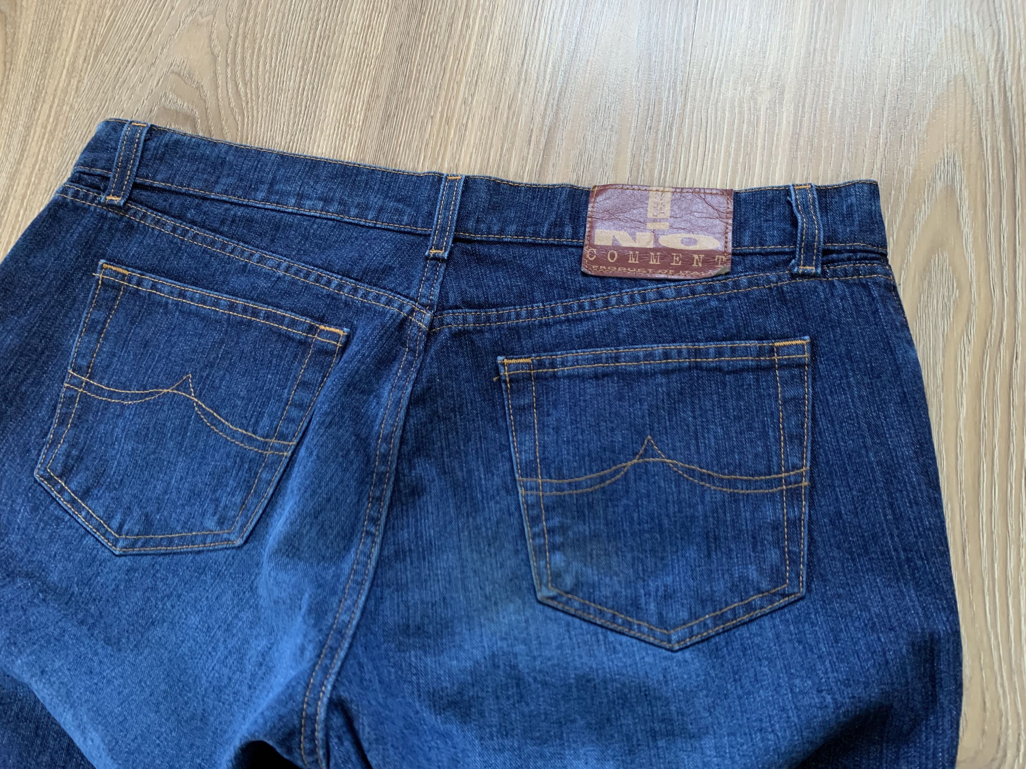 Italic Italian Bell Bottom Blue Denim Jeans Size US 38 / EU 54 - 9 Thumbnail