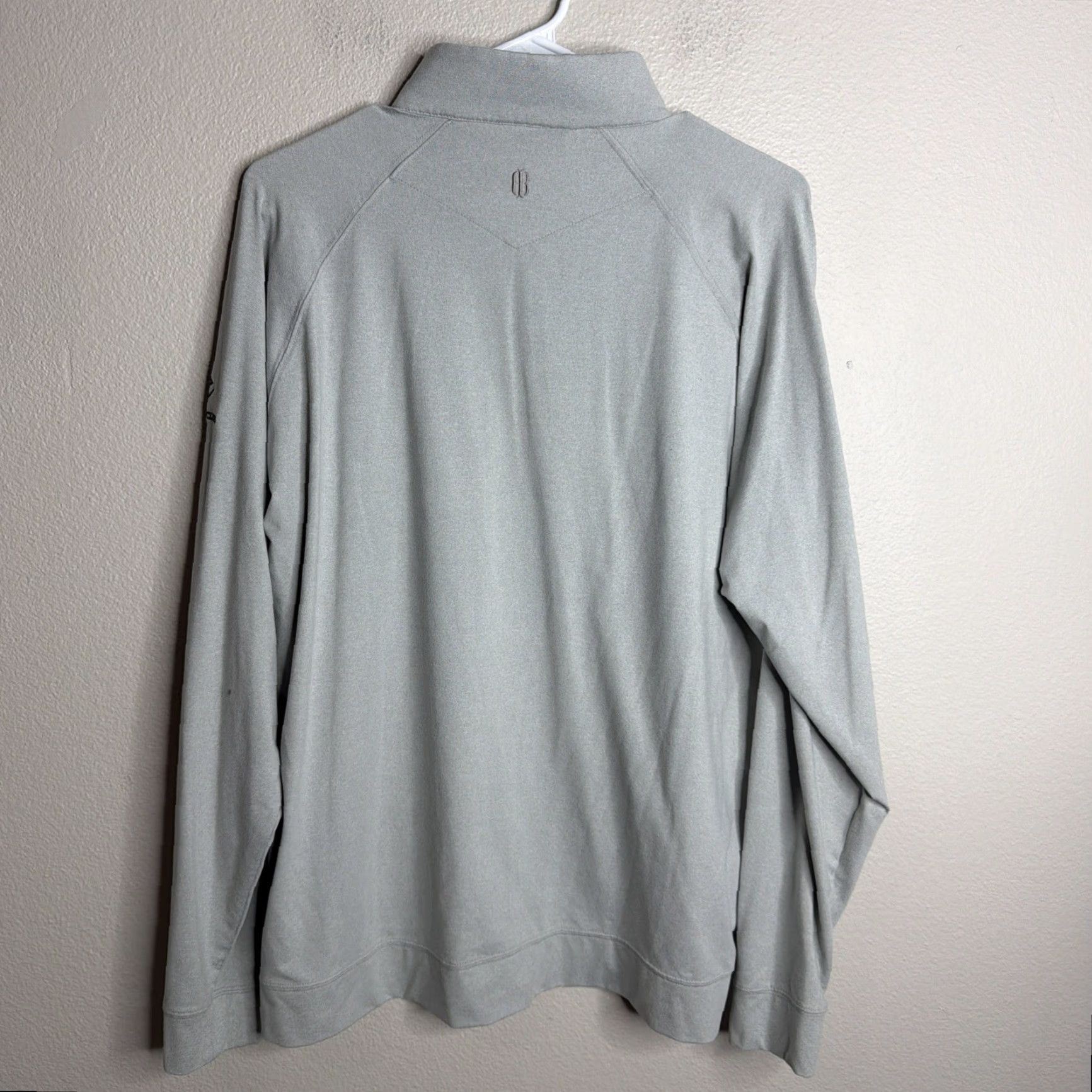 Vintage Holderness & Bourne Dry Luxe Performance 1/4 Zip Pullover Mens Large Gray Logo Size US L / EU 52-54 / 3 - 6 Thumbnail