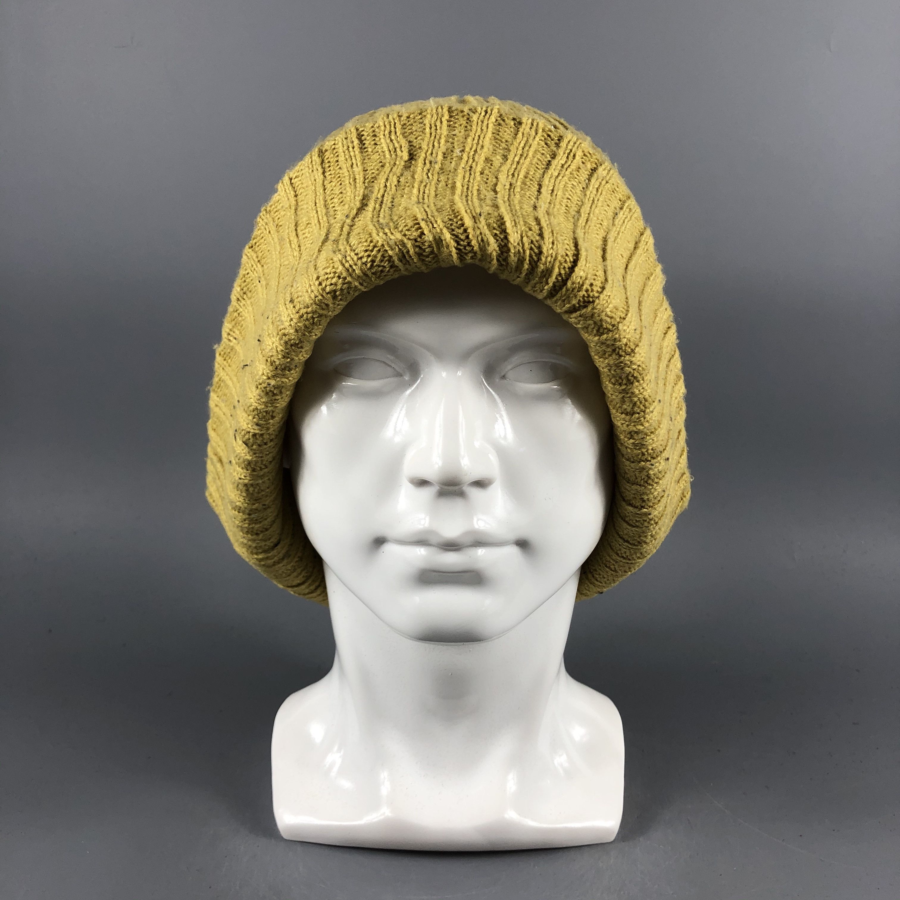 Japanese Brand × Vintage Japanese Brand Yellow Beanie Snow Hat Snow Cap -D1204 Size ONE SIZE - 7 Thumbnail