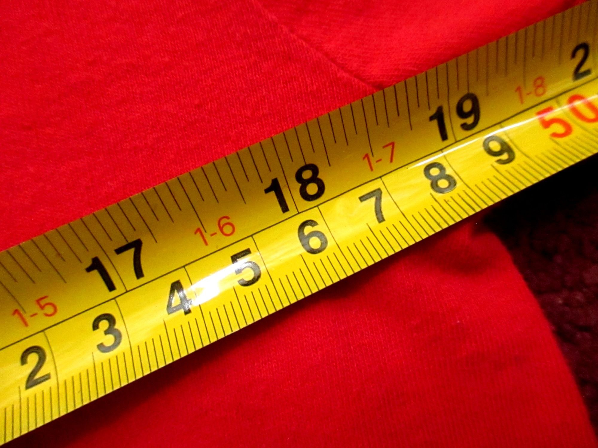 Fruit Of The Loom Vintage Men's T-shirt Large Single Stitch Pocket Plain Red F Size US L / EU 52-54 / 3 - 5 Thumbnail