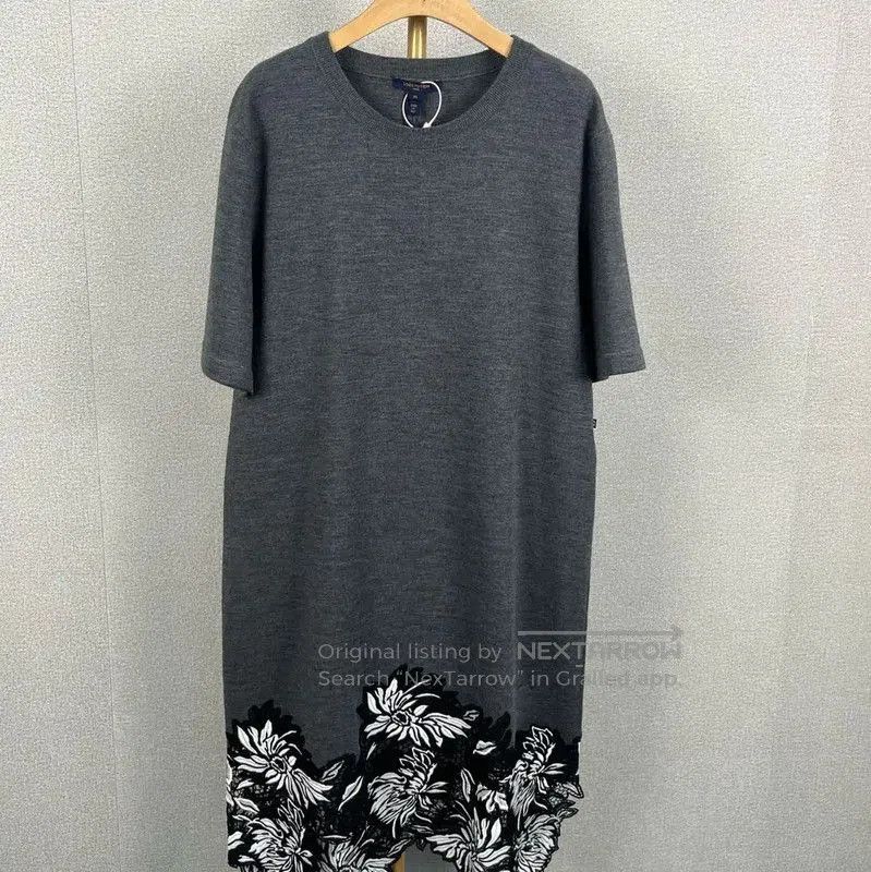 Louis Vuitton Louis Vuitton Grey Wool Women's Dress . Size S / US 4 / IT 40 - 1 Thumbnail