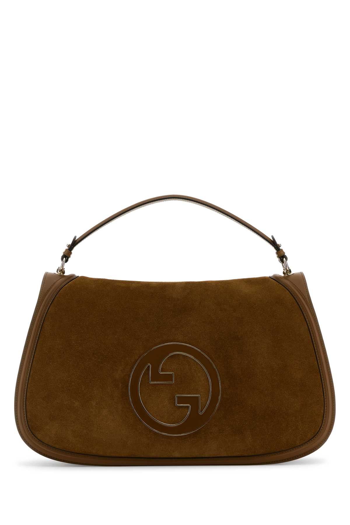 ハンドバッグ Gucci Caramel Suede And Leather Large Gucci Blondie Handbag Gucci Gucci Blondie Large suede tote bag Gucci