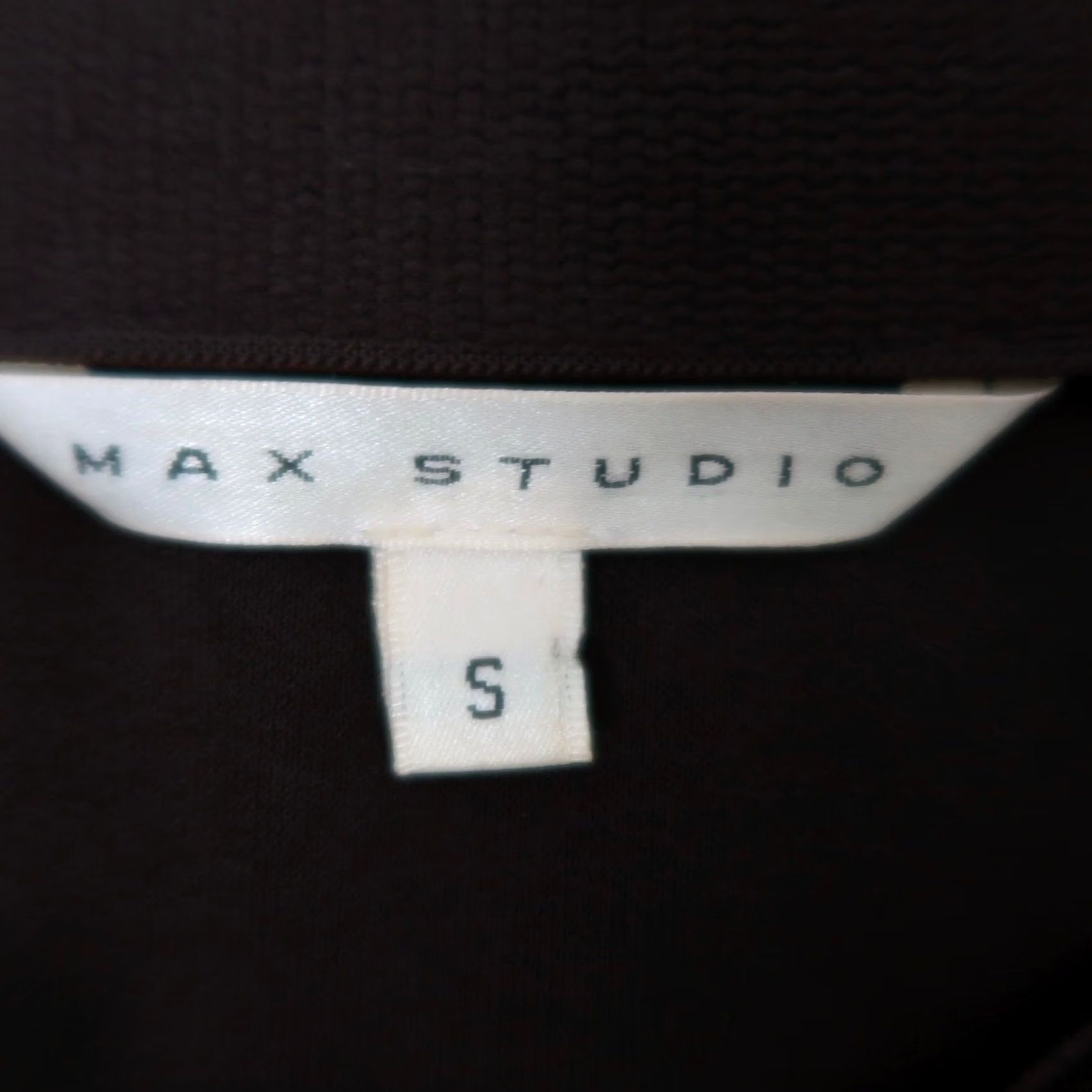 Vintage VINTAGE Max Studio Skirt Brown S Ruffle Flounce Hem 90s Women Size 28" / US 6 / IT 42 - 3 Thumbnail