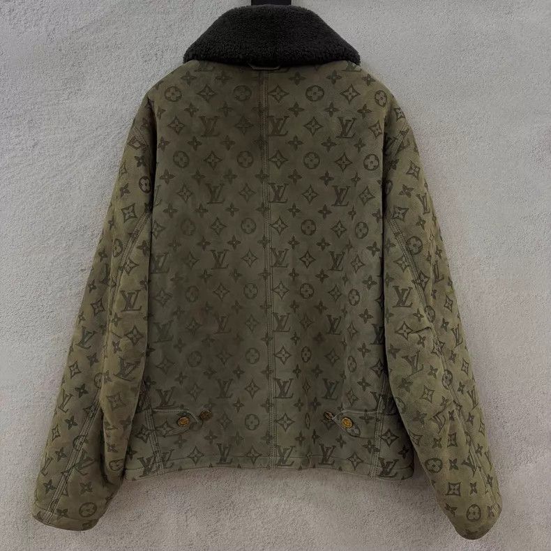 Louis Vuitton Louis Vuitton Fur integrated presbyopic full-print jacket Size US L / EU 52-54 / 3 - 2 Thumbnail