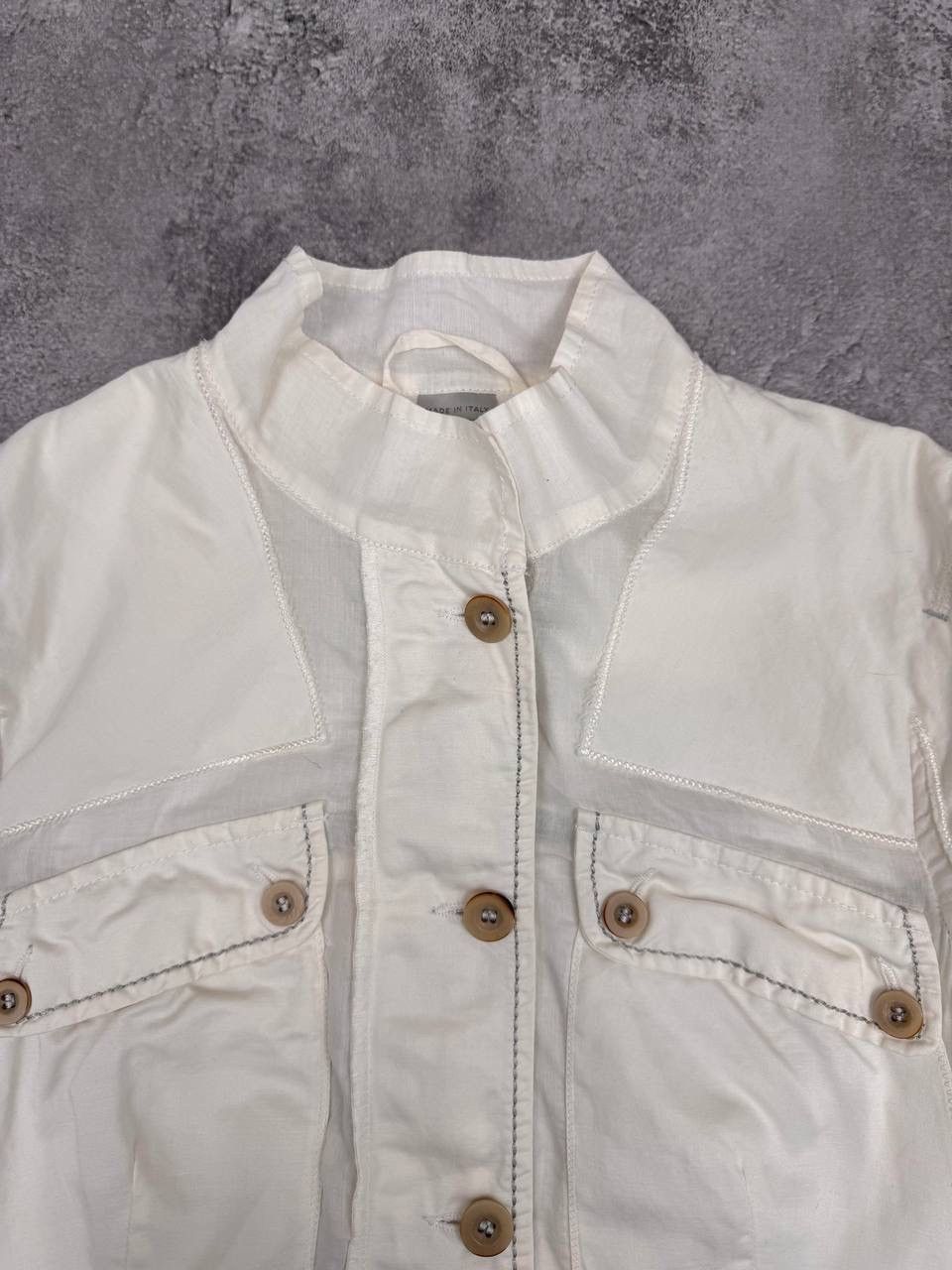 Marithe + Francois Girbaud Marithé François Girbaud Women's White Jacket Size S Size S / US 4 / IT 40 - 4 Thumbnail