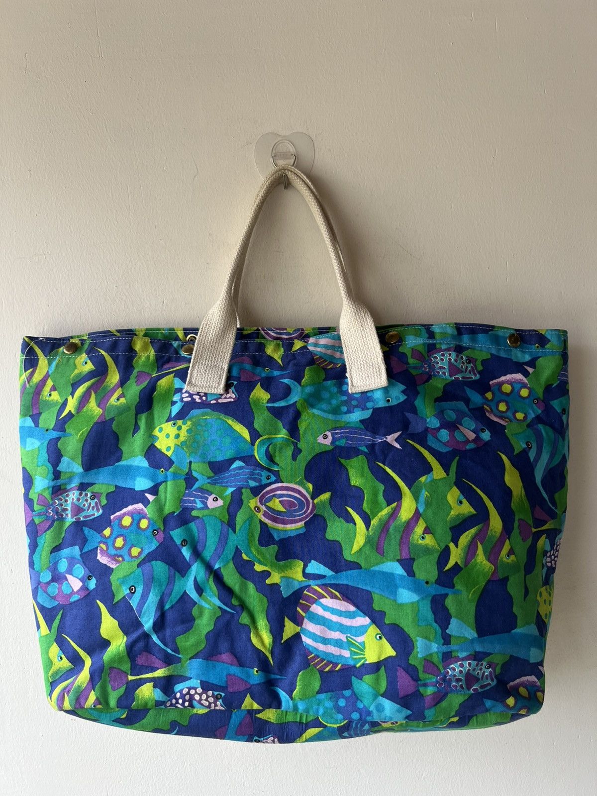 L.L. Bean RARE! 70s L.L. Bean All Print Tote Bag Size ONE SIZE - 18 Thumbnail
