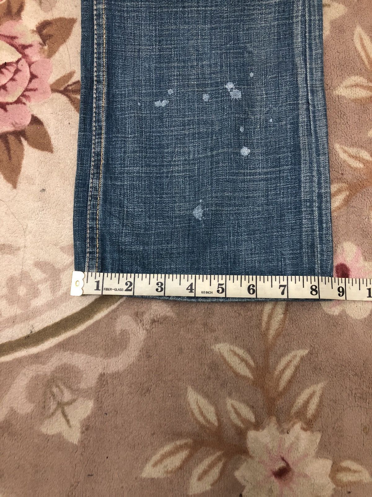 If Six Was Nine Distressed denim punk Japanese very rare Size US 33 - 19 Thumbnail