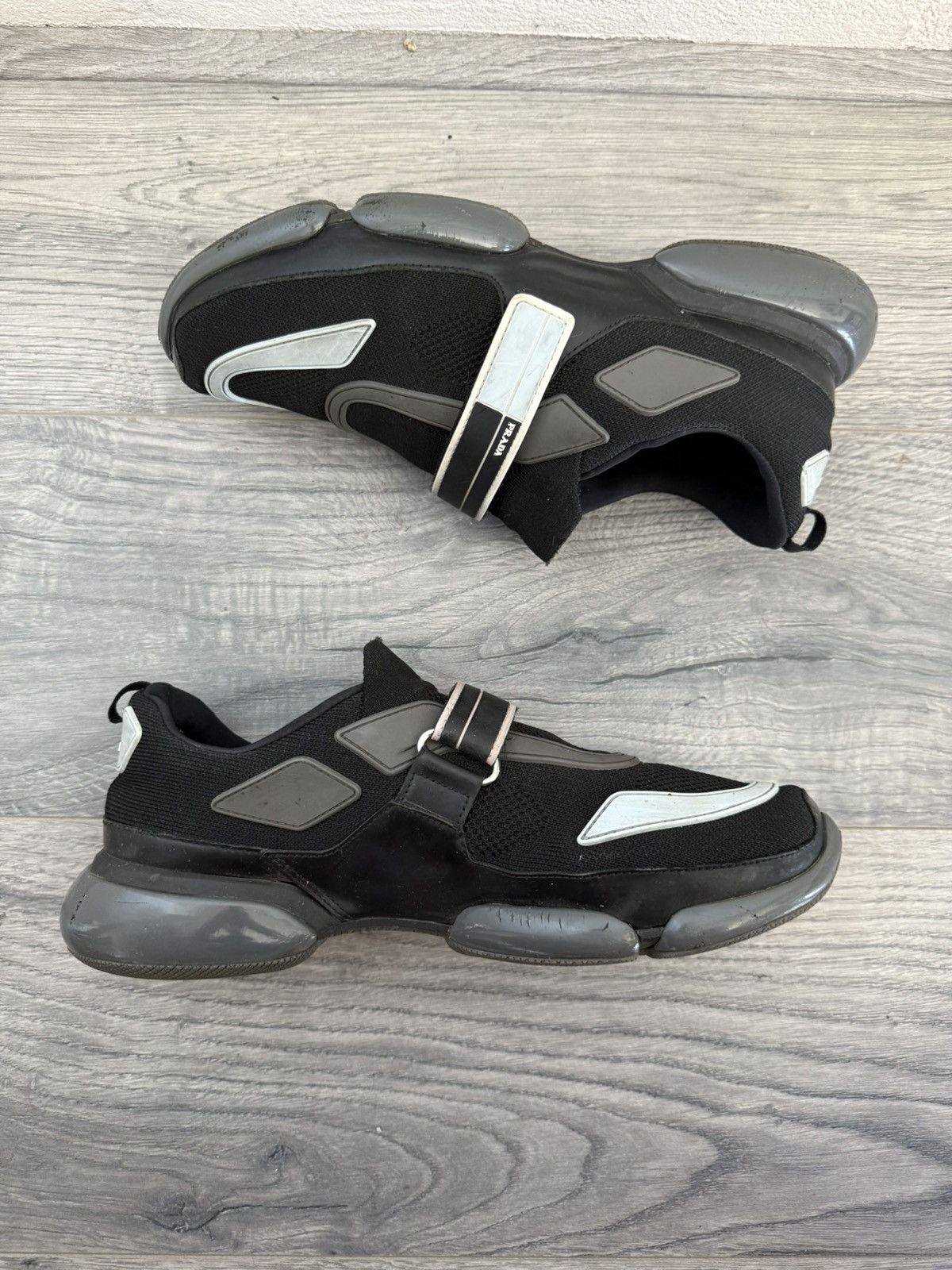 Prada Cloudbust Thunder Sneakers in Black & Grey Size US 9 / EU 42 - 2 Thumbnail