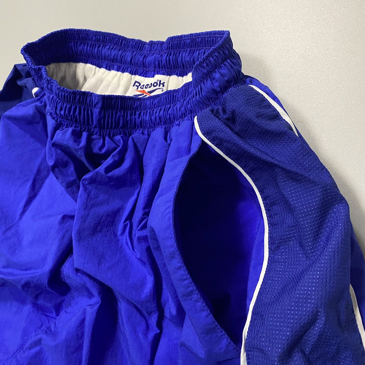 Reebok × Vintage Vintage Reebok Blue Shorts 1990s Soccer Football Size US 30 / EU 46 - 5 Thumbnail
