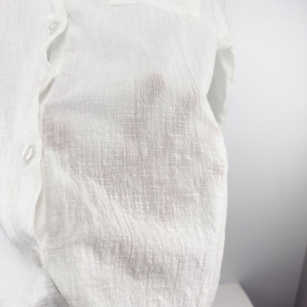 Asos ASOS Oversized White Buttoned Textured Preppy Shirt Size 2 Size XS / US 0-2 / IT 36-38 - 8 Thumbnail