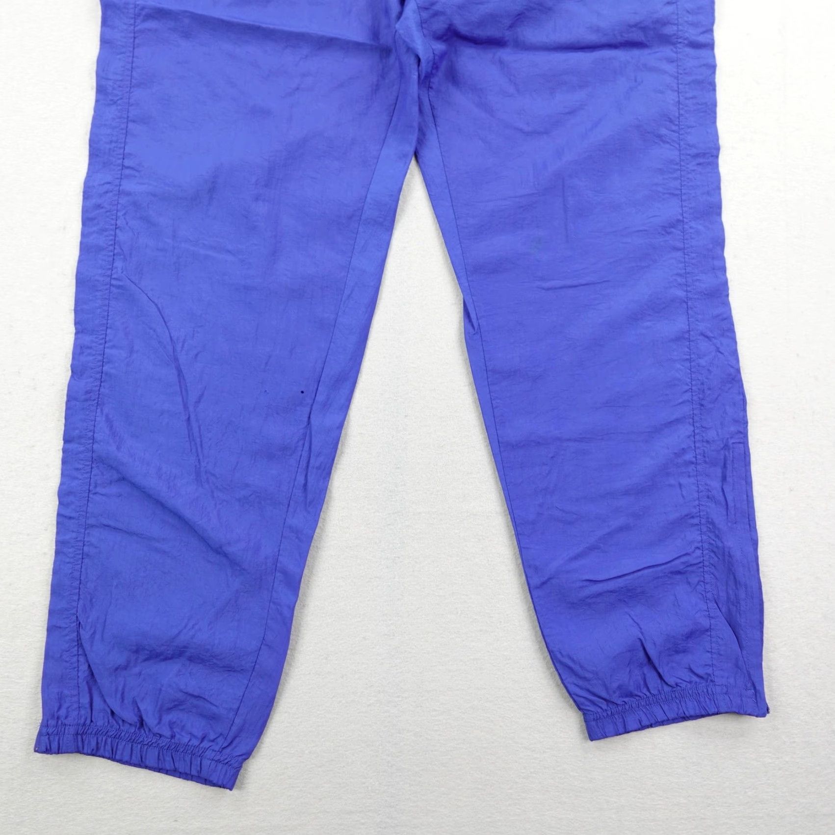 Reebok VINTAGE Reebok Pants Mens XL Track Windbreaker Ankle Zip 90s Blue UK/US Shaft 40in Waist Mens Size US 36 / EU 52 - 3 Thumbnail