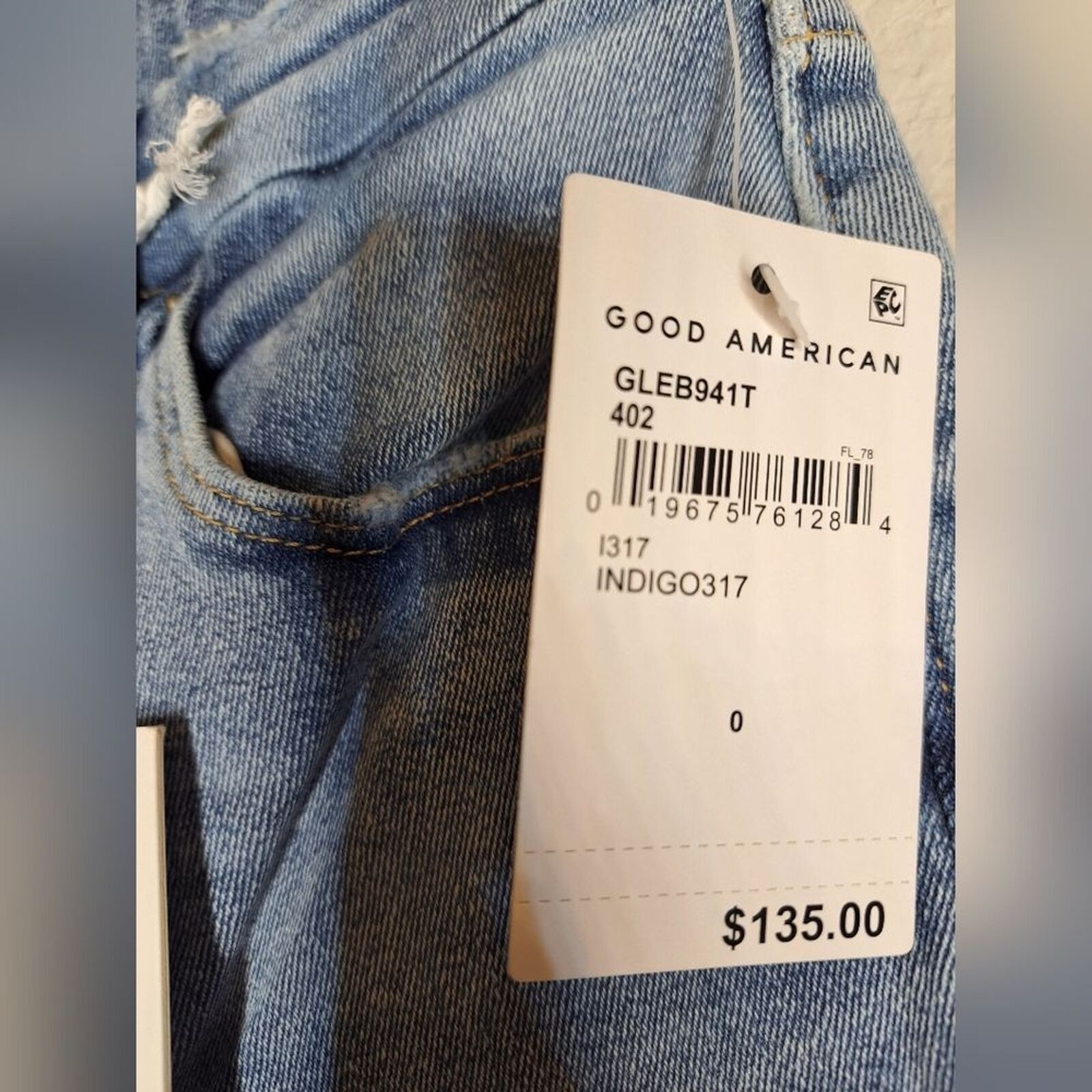 Good American Good American Good Legs Button Fly Jeans Womens sz 25 NWT Size 25" / US 0 / IT 36 - 8 Thumbnail