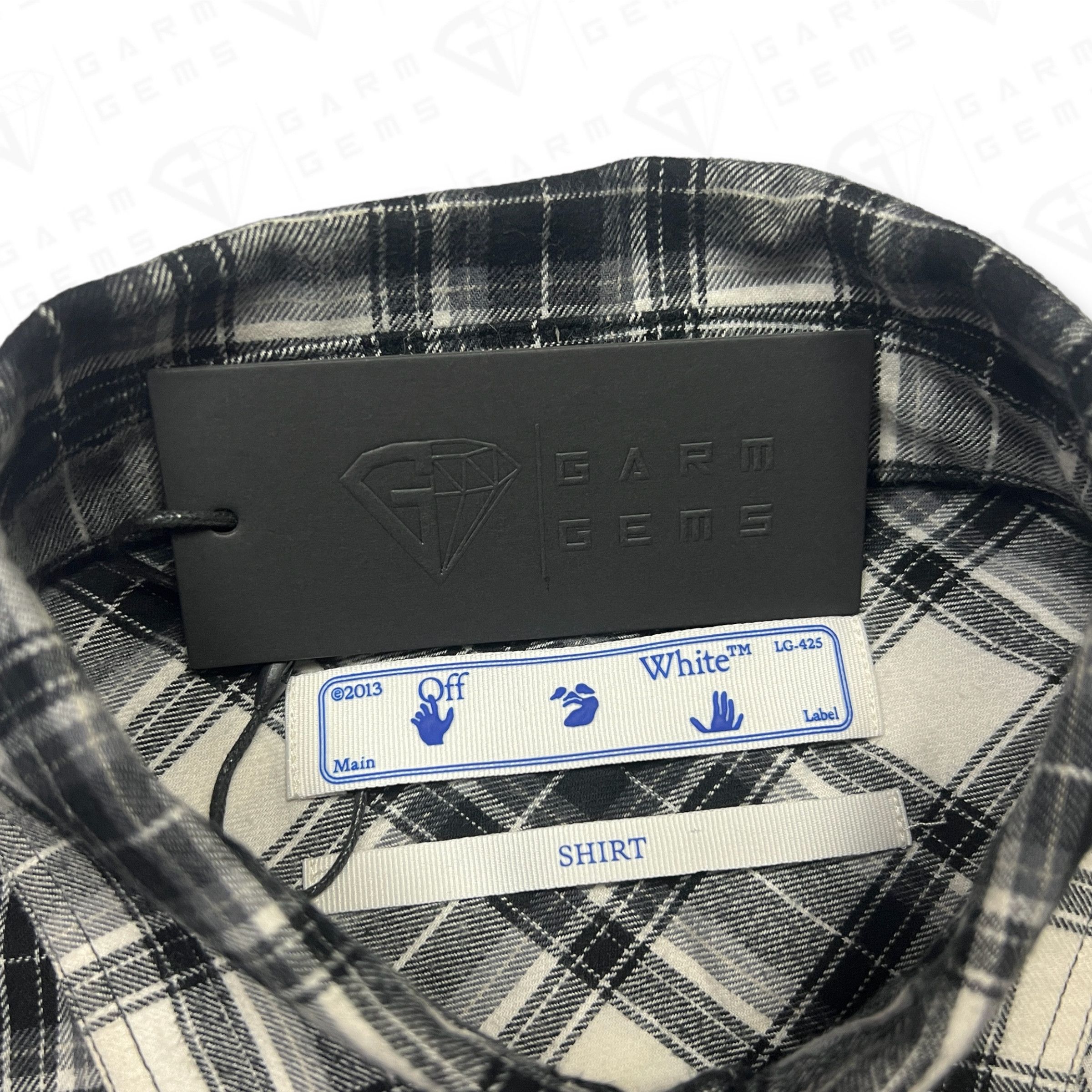 Off-White Off-White Checked Arrows Flannel Shirt Size US M / EU 48-50 / 2 - 5 Thumbnail