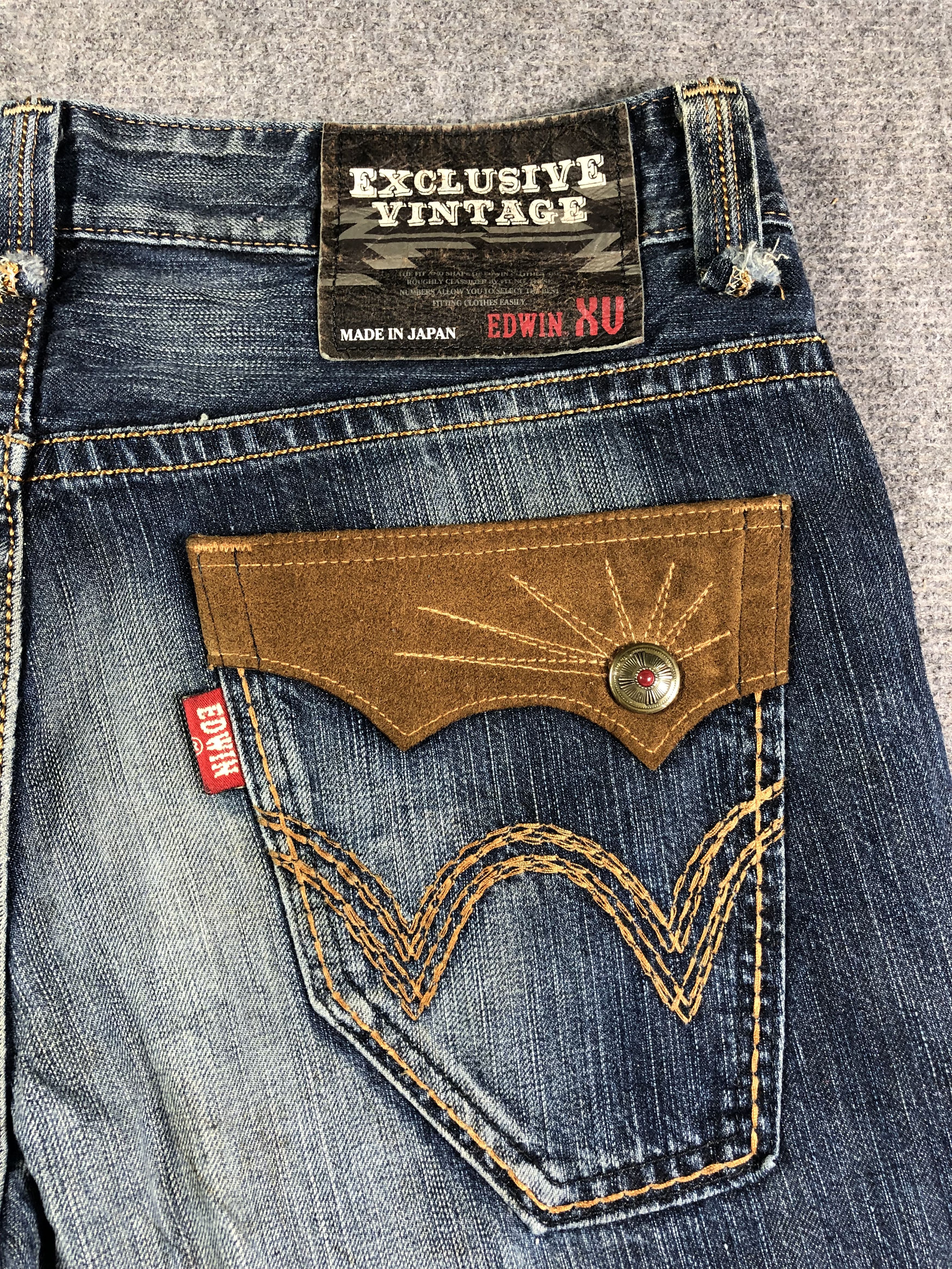 Edwin Edwin Wash Blue Denim Jeans 36x30 Size US 36 / EU 52 - 9 Thumbnail