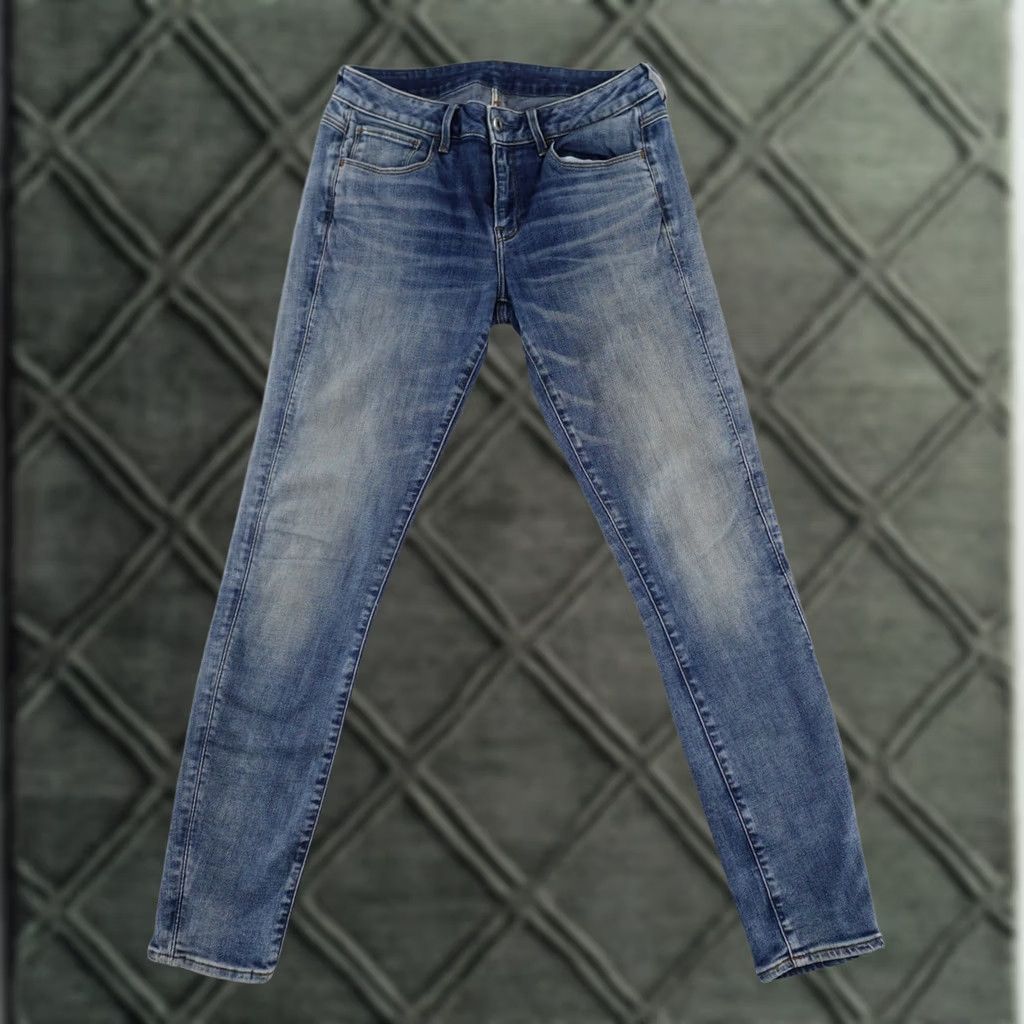 G-Star G-Star Skinny Jeans Womens 30 (30X30) Mid Blue Denim Slim 5-Pocket Shirt Hat? Size 30" / US 8 / IT 44 - 1 Thumbnail