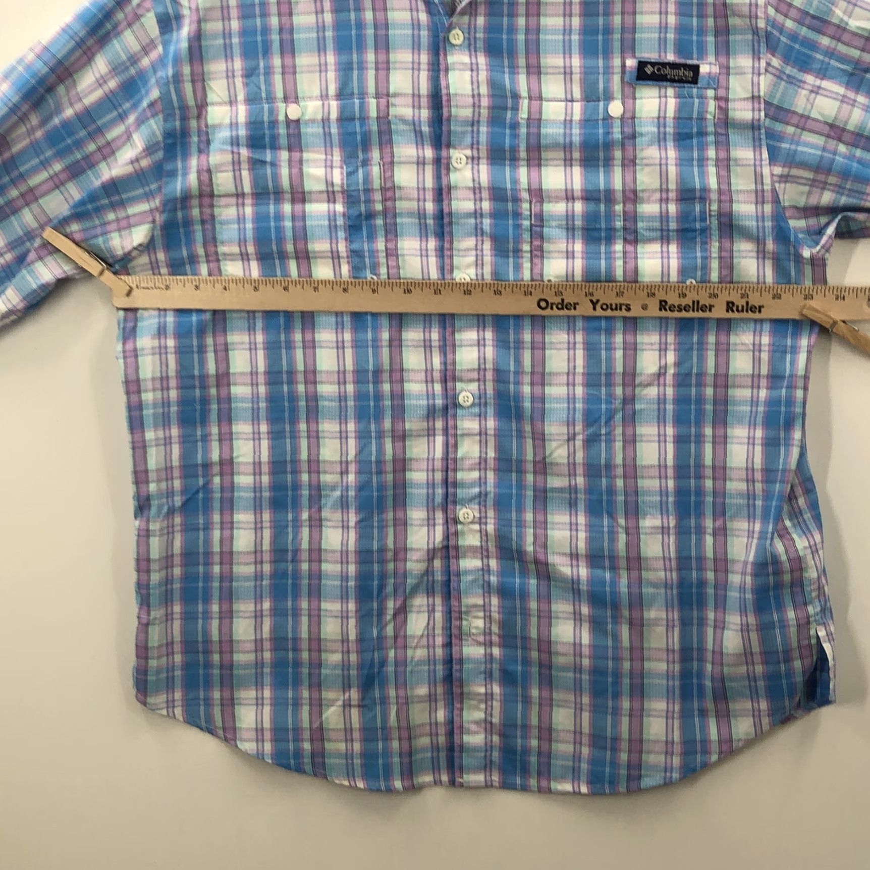 Vintage VINTAGE Columbia Button-Up Shirt Multicolour Plaid Long Sleeve Casual Pockets Adult Large Mens Size US L / EU 52-54 / 3 - 2 Thumbnail