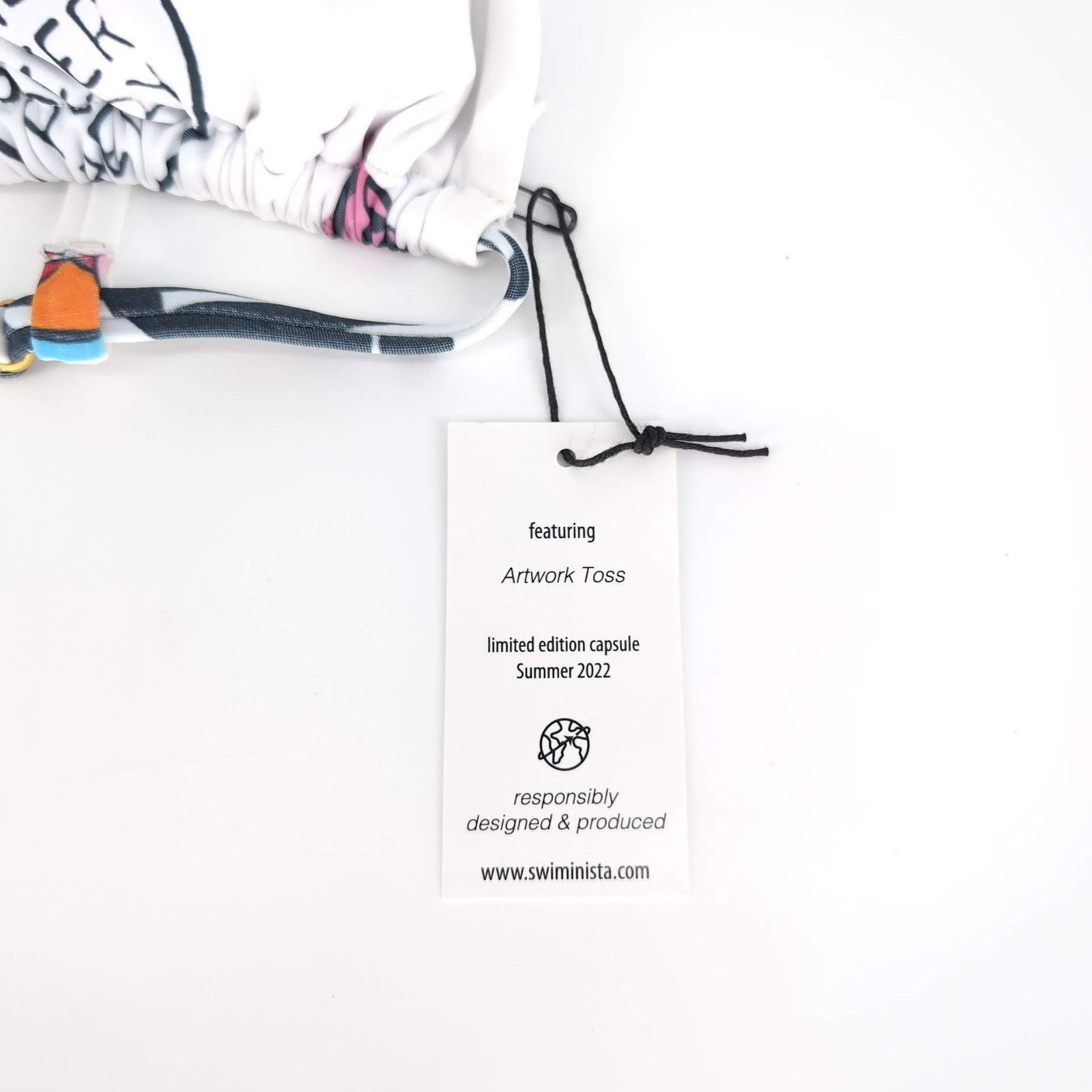 Other NWT Swiminista x JPH Art Toss Print Sexy Bikini Top -Size XS Size ONE SIZE - 6 Thumbnail
