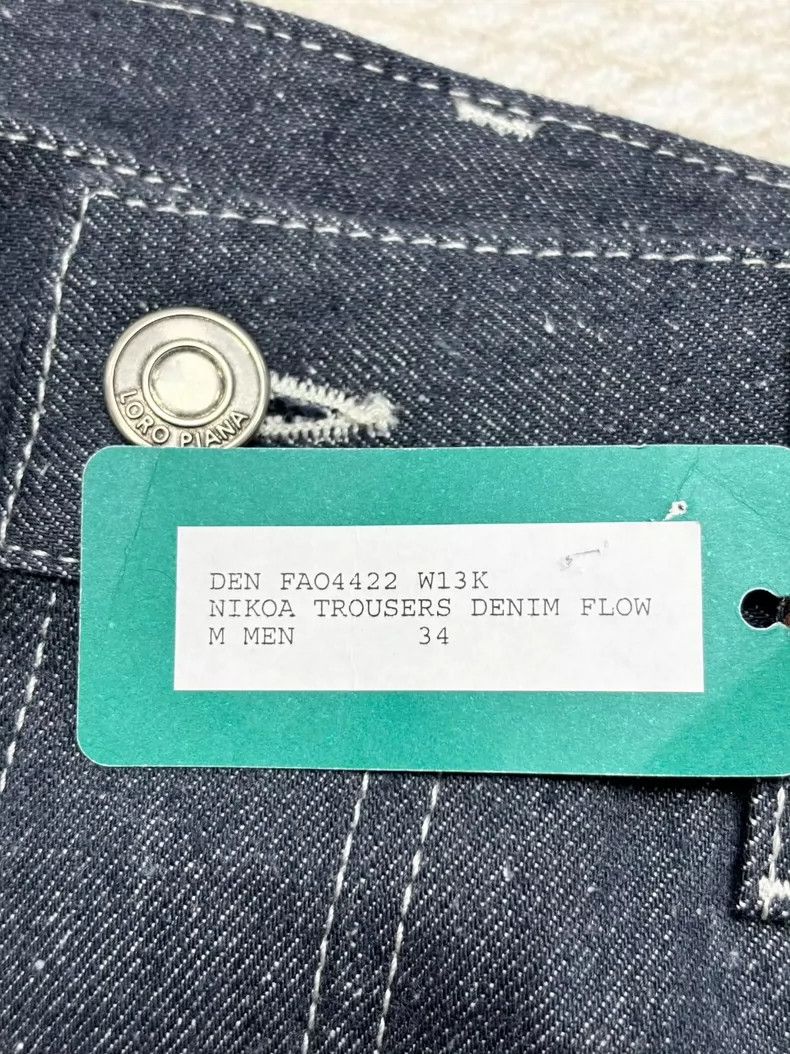 Loro Piana LORO PIANA Mid-length long jeans Size US 34 / EU 50 - 6 Thumbnail
