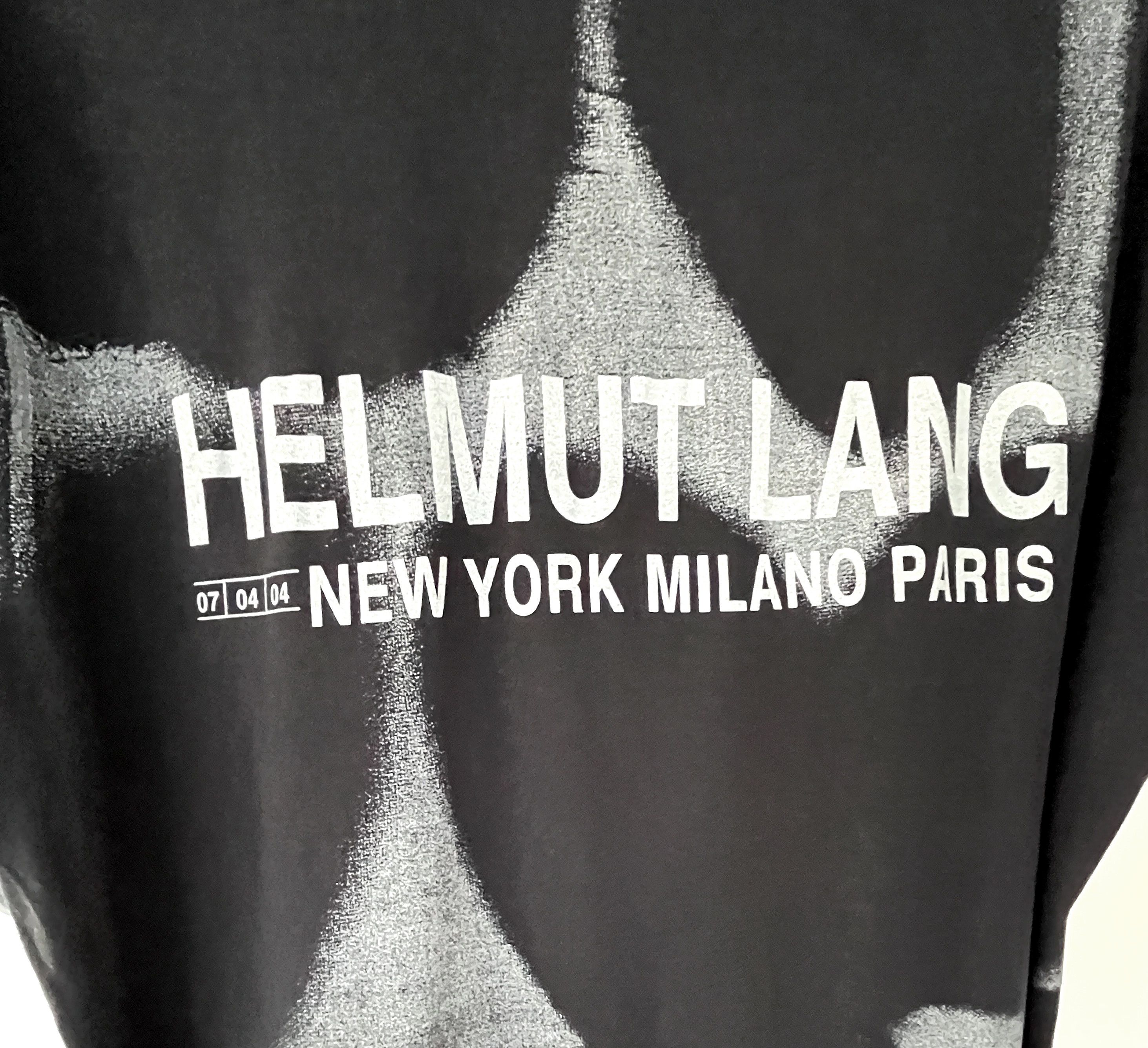 Helmut Lang ARCHIVE - Helmut Lang 2004 backstage stencil tee Size US L / EU 52-54 / 3 - 3 Thumbnail
