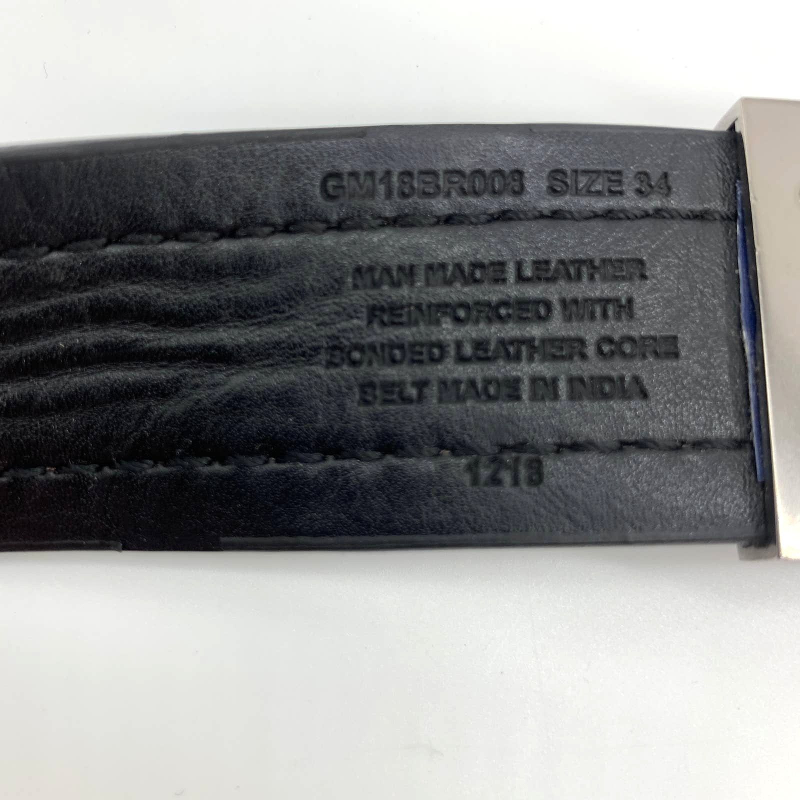 Other Brown Faux Leather Belt Size 34 Size 34 - 4 Thumbnail