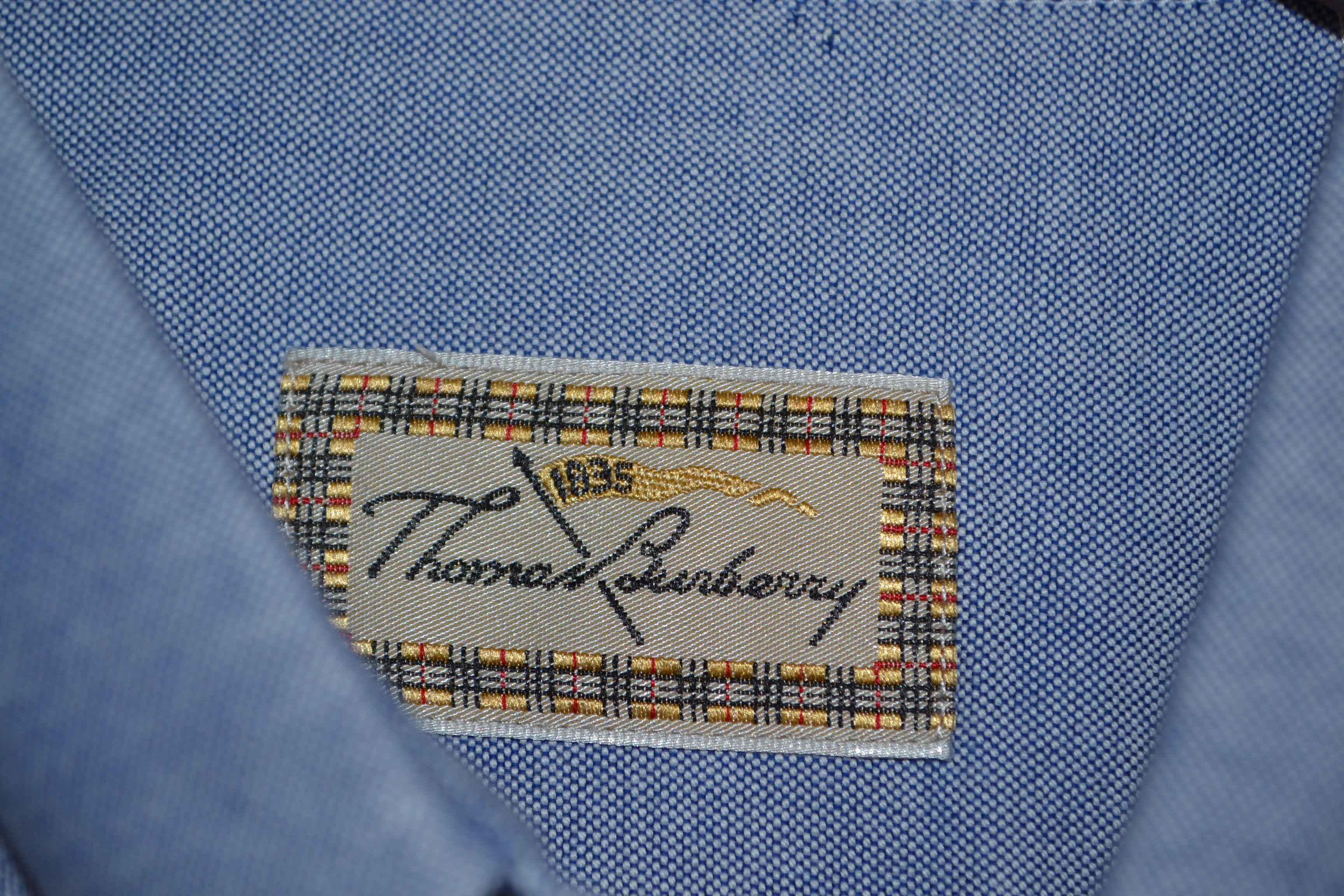 Burberry Burberry Thomas Light Blue Shirt Chambray L Size US L / EU 52-54 / 3 - 4 Thumbnail
