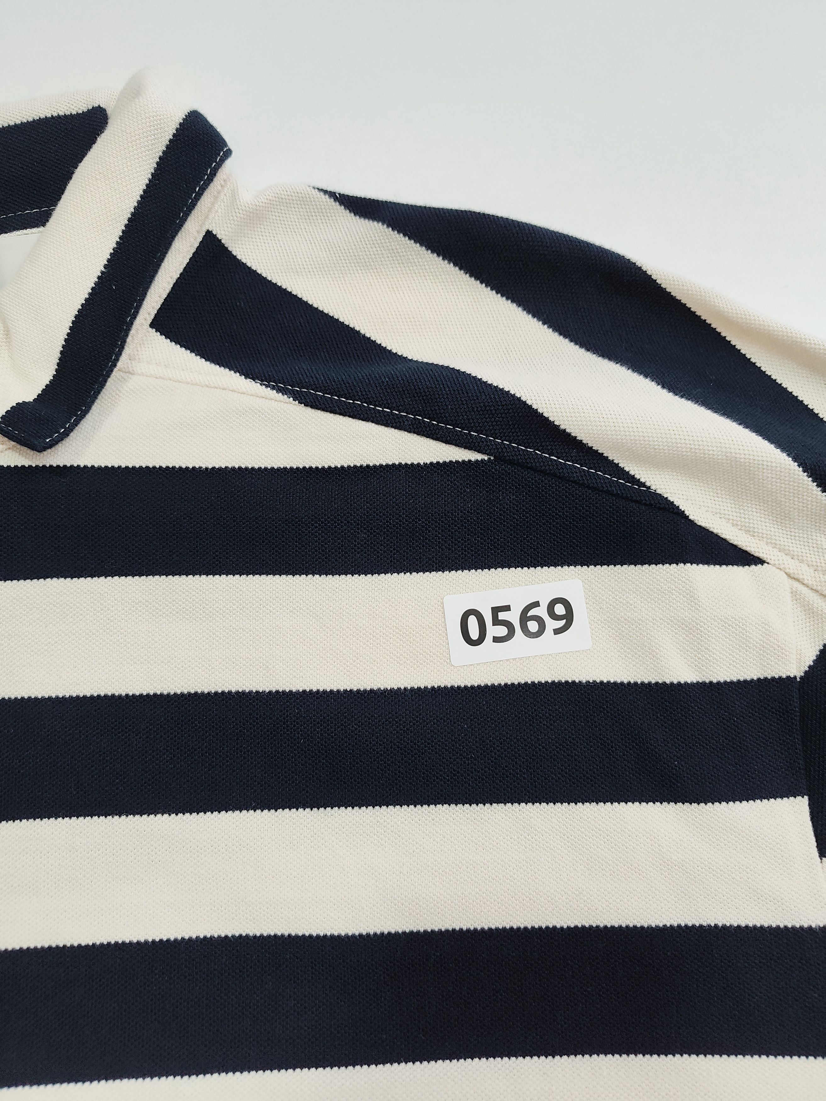 Brain Dead Brain dead x A.P.C. "Striped Pique Polo" Size US M / EU 48-50 / 2 - 7 Thumbnail