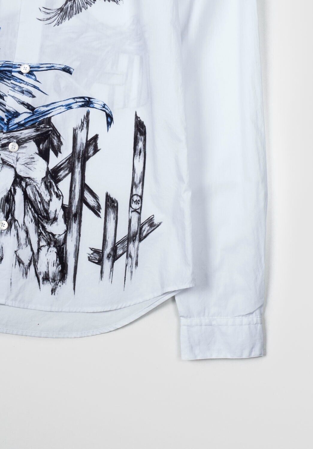 Alexander McQueen New Alexander Mcqueen Men Shirt Size ITA48/Medium, S1271 Size US M / EU 48-50 / 2 - 4 Thumbnail