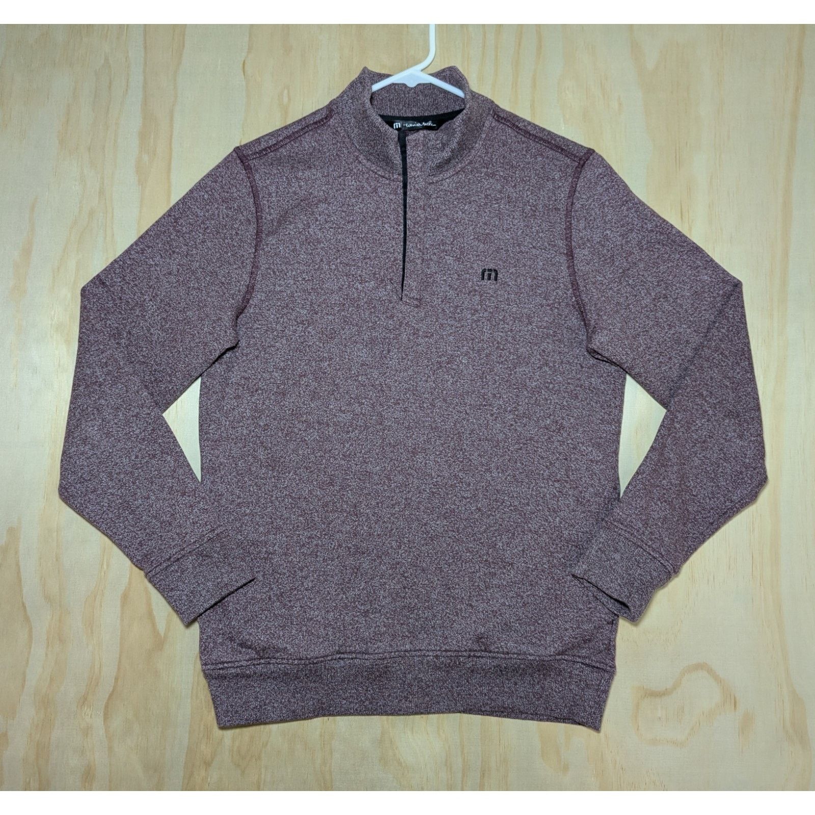 TravisMathew Travis Mathew Men's Small Quarter Zip Pullover Sweater Size US S / EU 44-46 / 1 - 1 Thumbnail