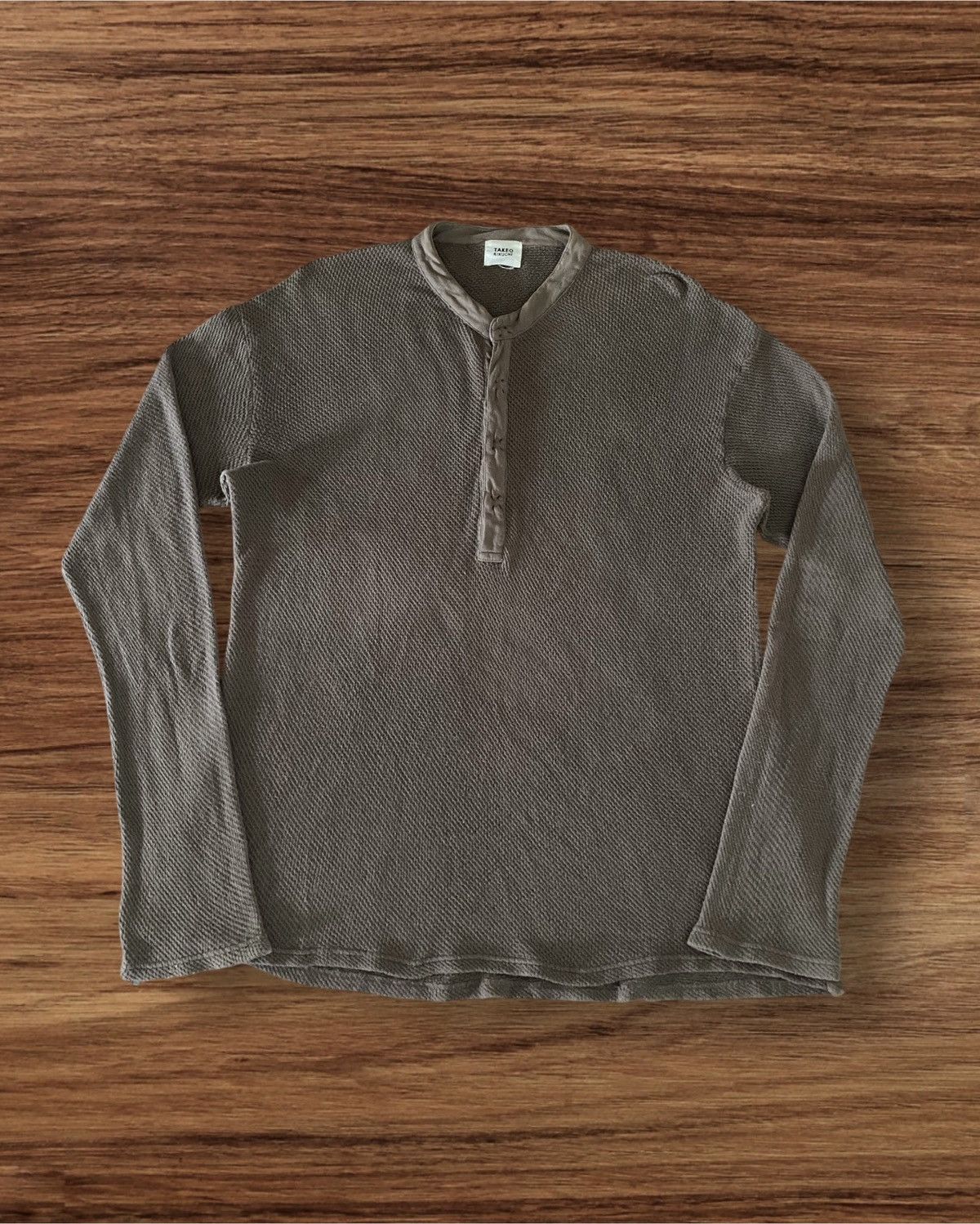 Japanese Brand × Takeo Kikuchi Vintage Takeo Kikuchi knitwear Long Sleeve Tee Size US L / EU 52-54 / 3 - 1 Thumbnail