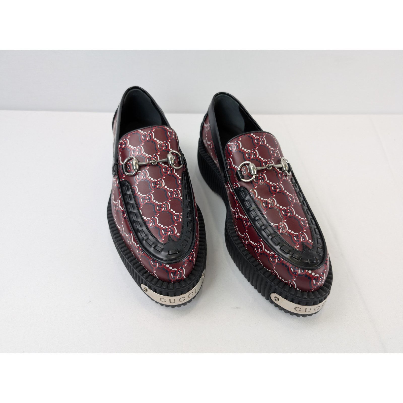 Gucci o1rshd1 Horsebit Creeper Loafer Boots with GG Shadow Size US 6.5 / EU 39-40 - 6 Thumbnail