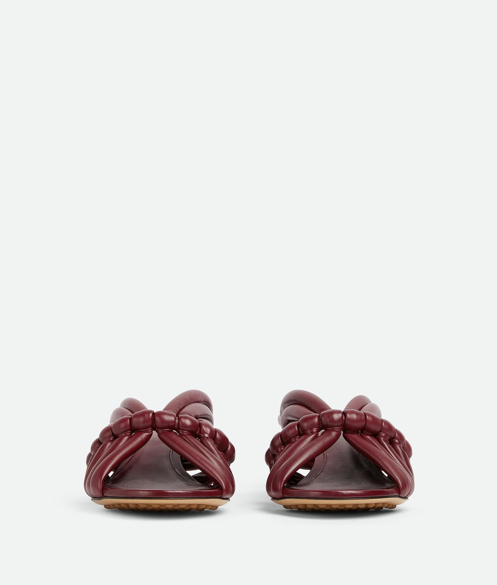 Bottega Veneta o1n1vont0325 Freckles Mules in Merlot Size US 7 / IT 37 - 2 Thumbnail