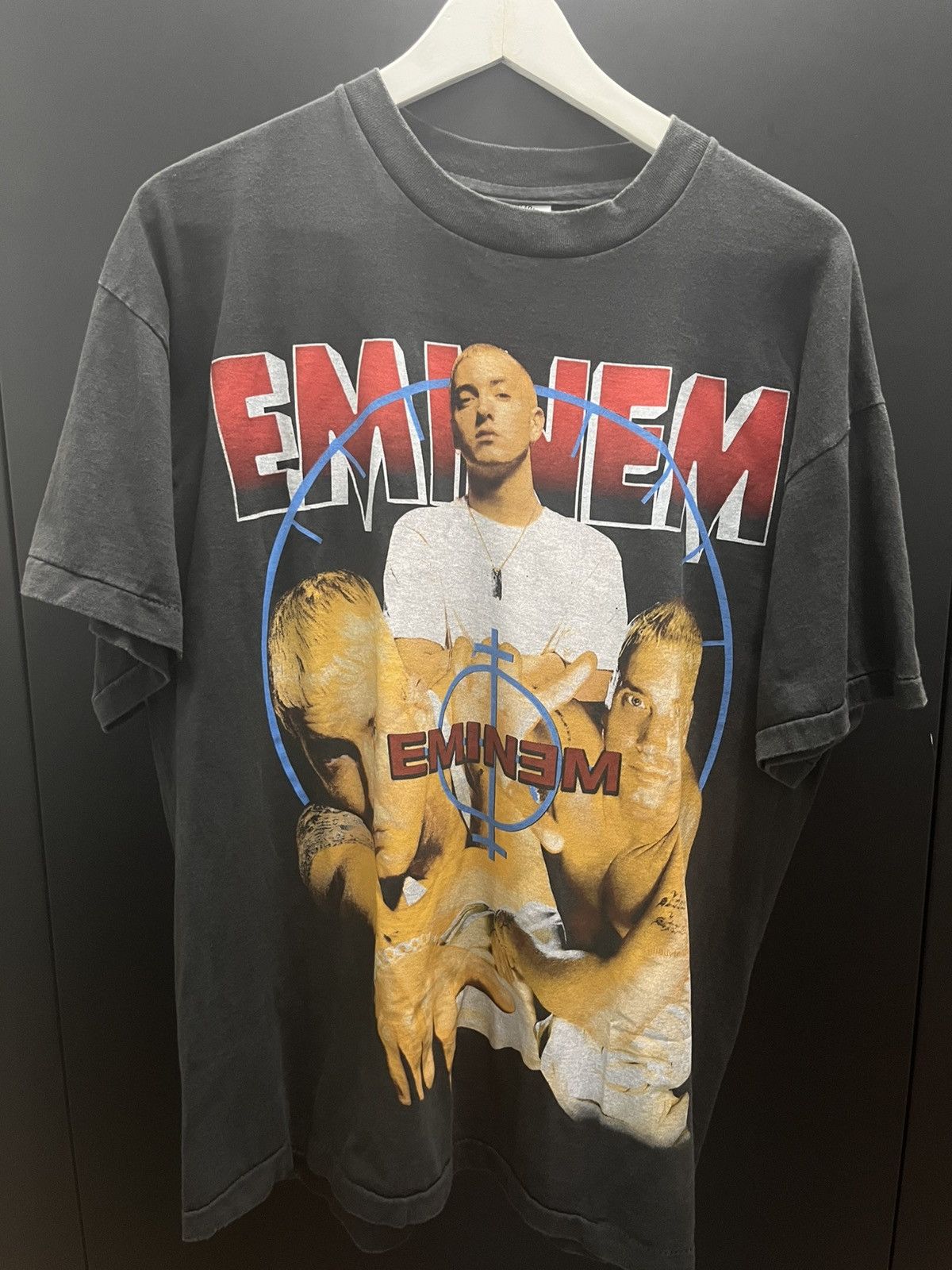 Eminem × Rap Tees Eminem Poster Graphic Shirt Size US XL / EU 56 / 4 - 1 Thumbnail