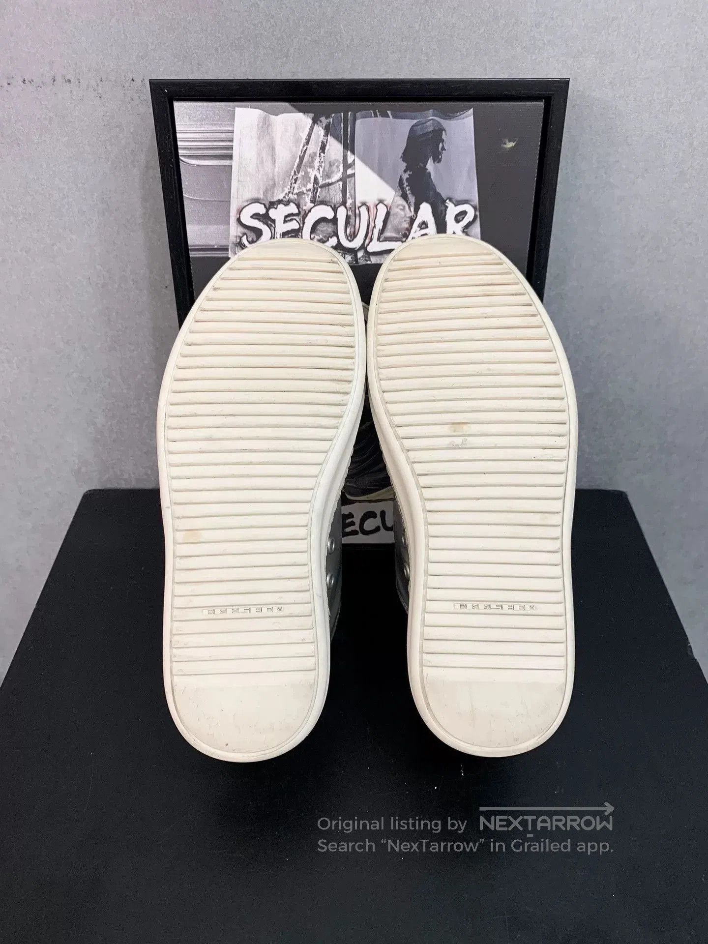 Rick Owens Drkshdw Rick Owens DRKSHDW Silver Low. Size US 5 / IT 35 - 8 Thumbnail