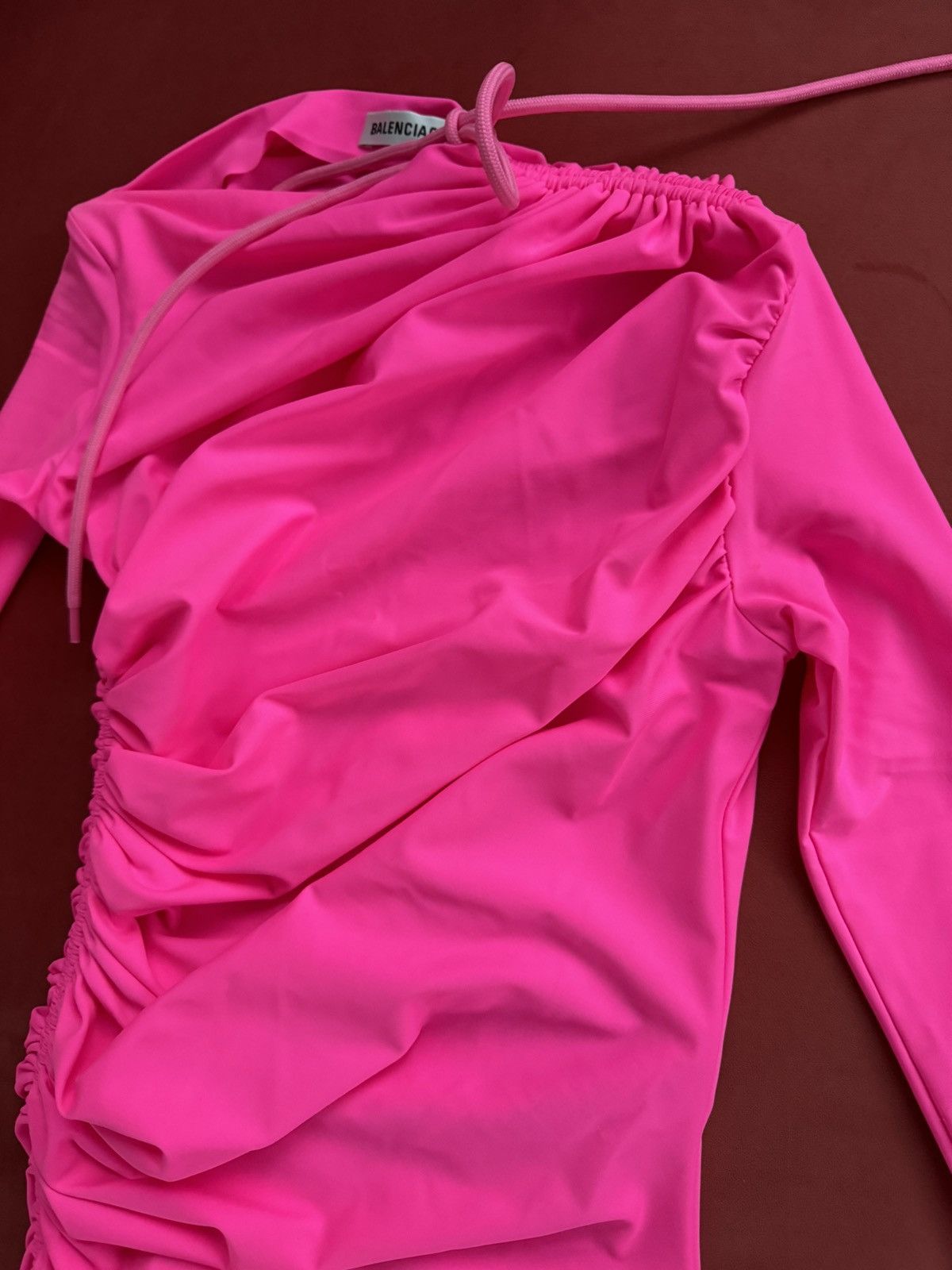 Balenciaga New Balenciaga bright pink mini dress, size S Size S / US 4 / IT 40 - 7 Thumbnail