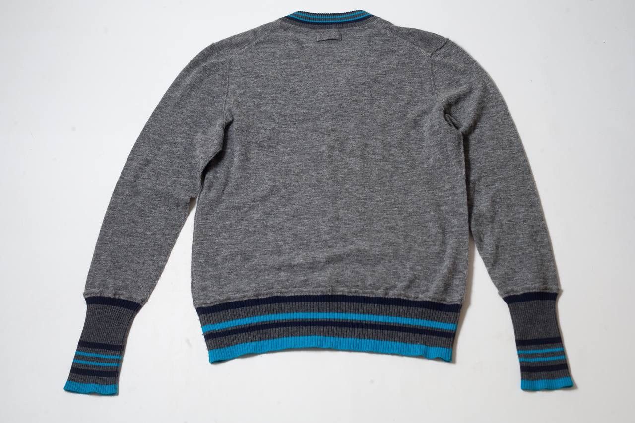 Dolce & Gabbana Dolce & Gabbana Wool Pullover Sweater V-Neck Size US XXL / EU 58 / 5 - 8 Thumbnail