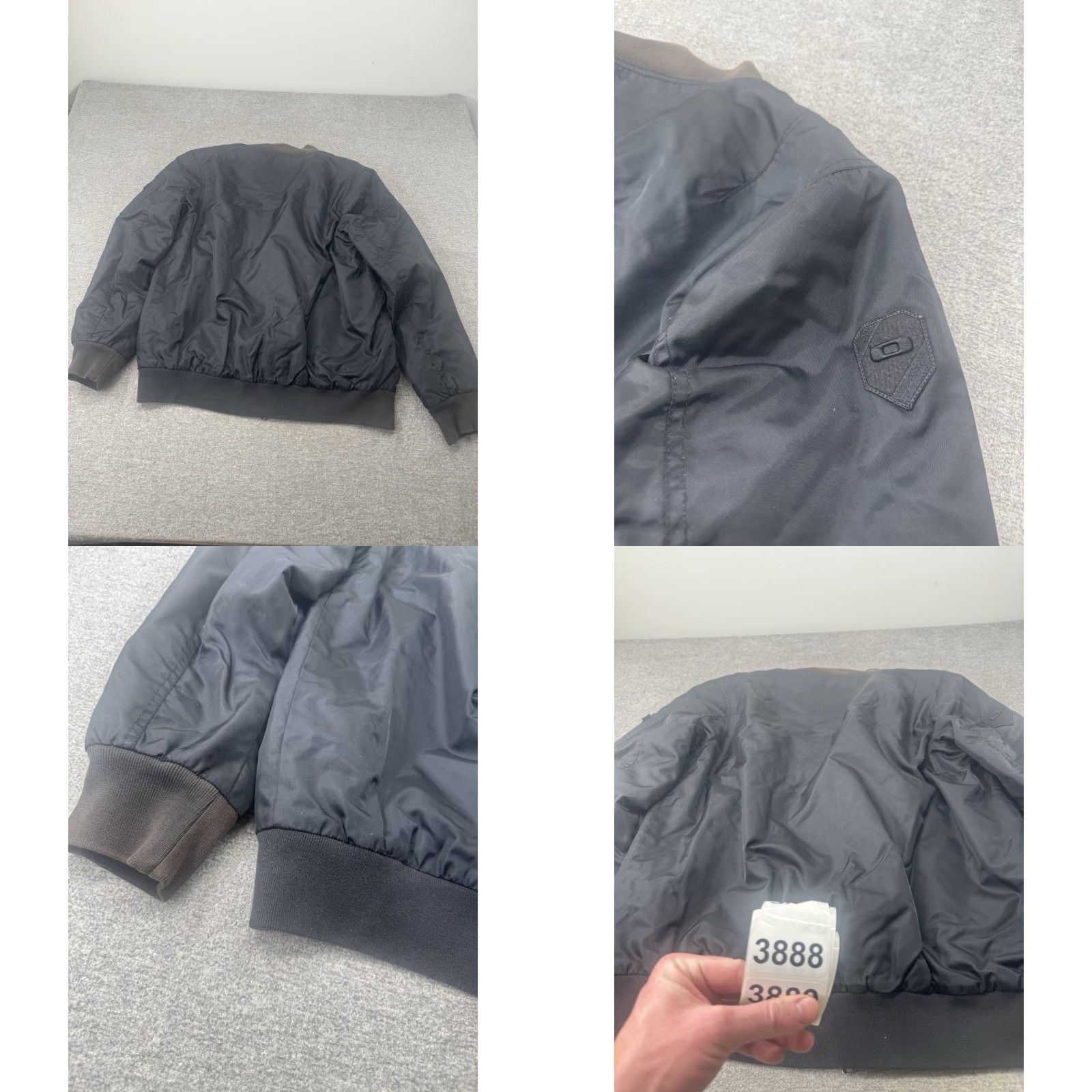 Oakley Oakley City Performance Jacket Mens Large Black Full Zip Bomber Outdoor Casual Size US L / EU 52-54 / 3 - 8 Thumbnail