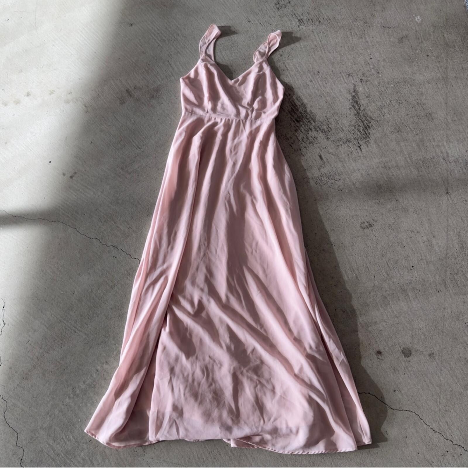 Lulus Lulus / Meteoric Rise Blush Maxi Dress / small / blush pink Size S / US 4 / IT 40 - 11 Thumbnail