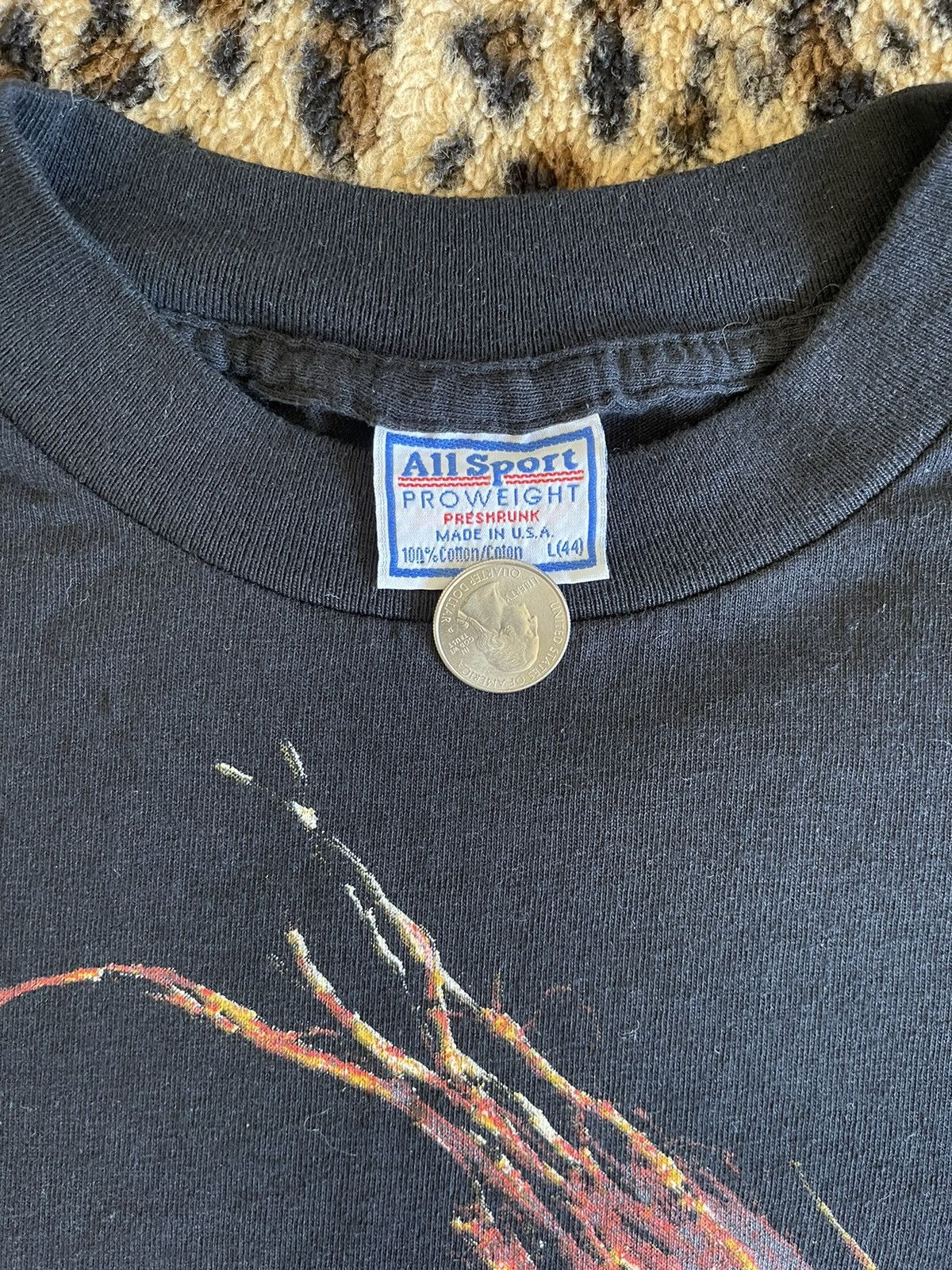 Vintage 1994 Nine Inch Nails Downward Spiral Rope T Single Stitch Size US L / EU 52-54 / 3 - 2 Thumbnail