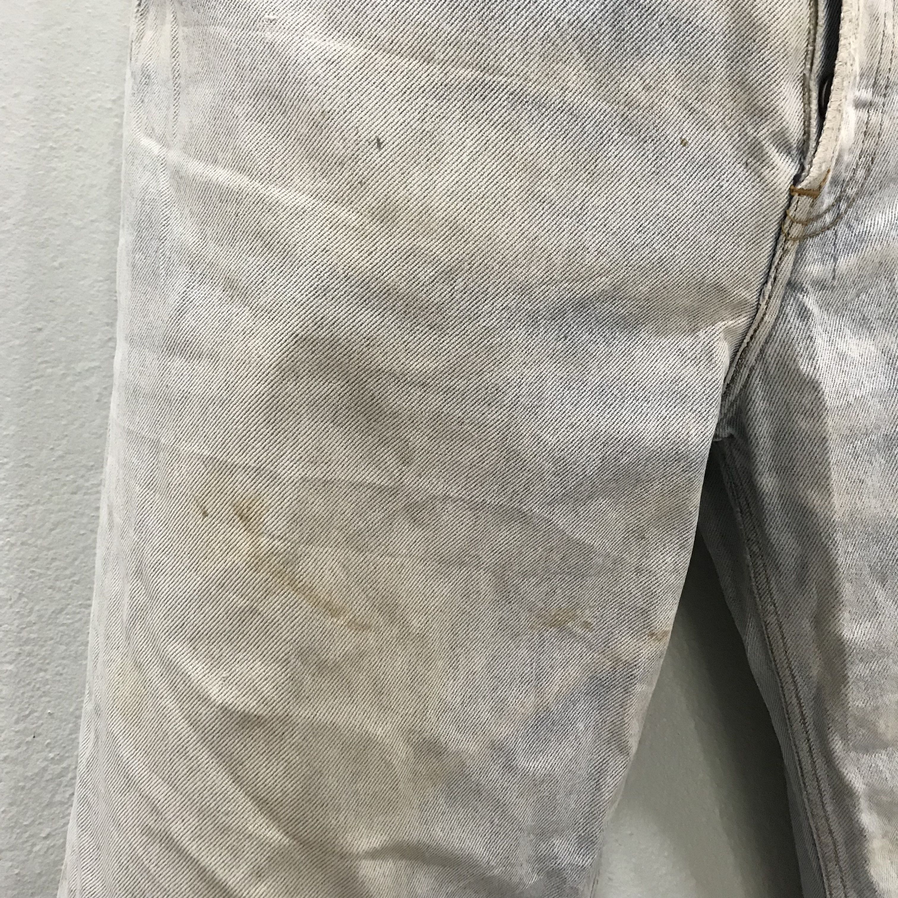Levi's Vintage 90s Levis 501 Button Fly Stone Washed Ripped Destroy Size US 34 / EU 50 - 8 Thumbnail