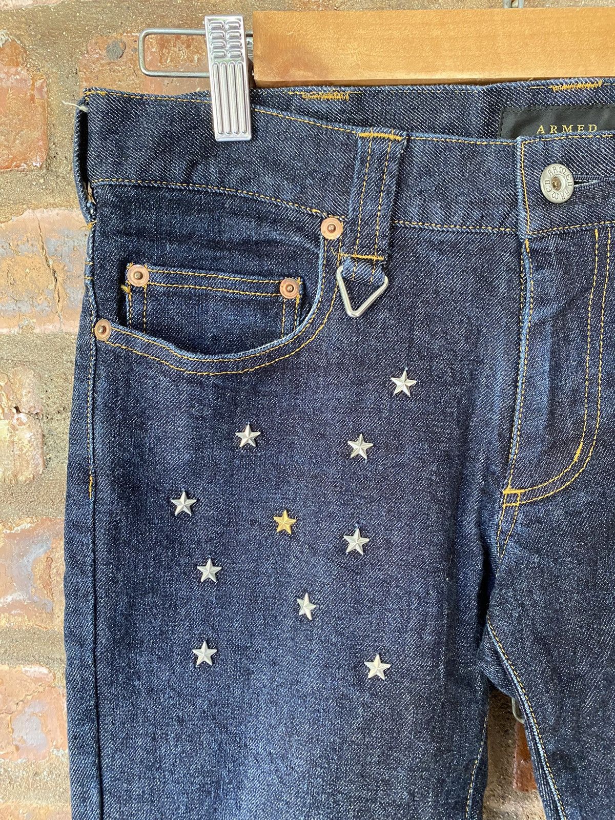 14th Addiction × Japanese Brand × Tornado Mart 2000s ARMED Japan Skull,love , cross and star pants Size US 31 - 6 Thumbnail
